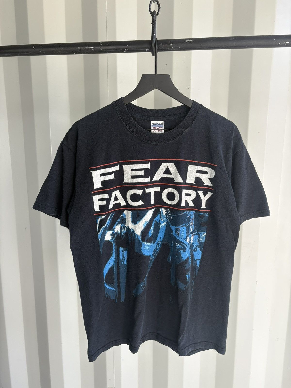 Band Tees Fear Factory Mind Faded Distressed ERD Grunge WCC Thrashed Size US L / EU 52-54 / 3 - 2 Thumbnail