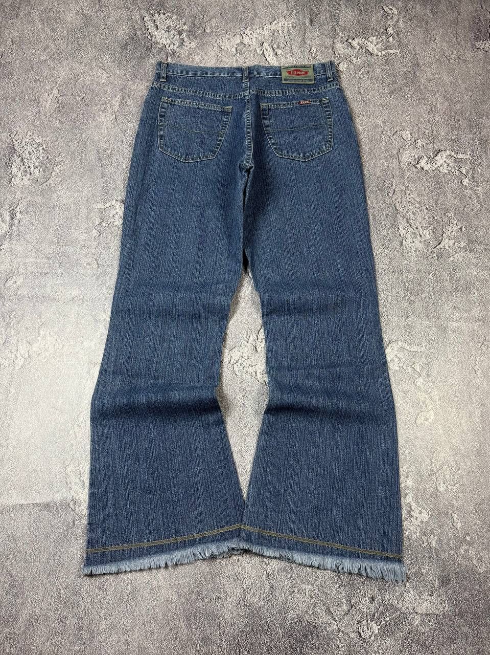 If Six Was Nine Y2K LGB Flared Bootcut Blue Denim 2000s Streetwear Size US 32 / EU 48 - 1 Thumbnail