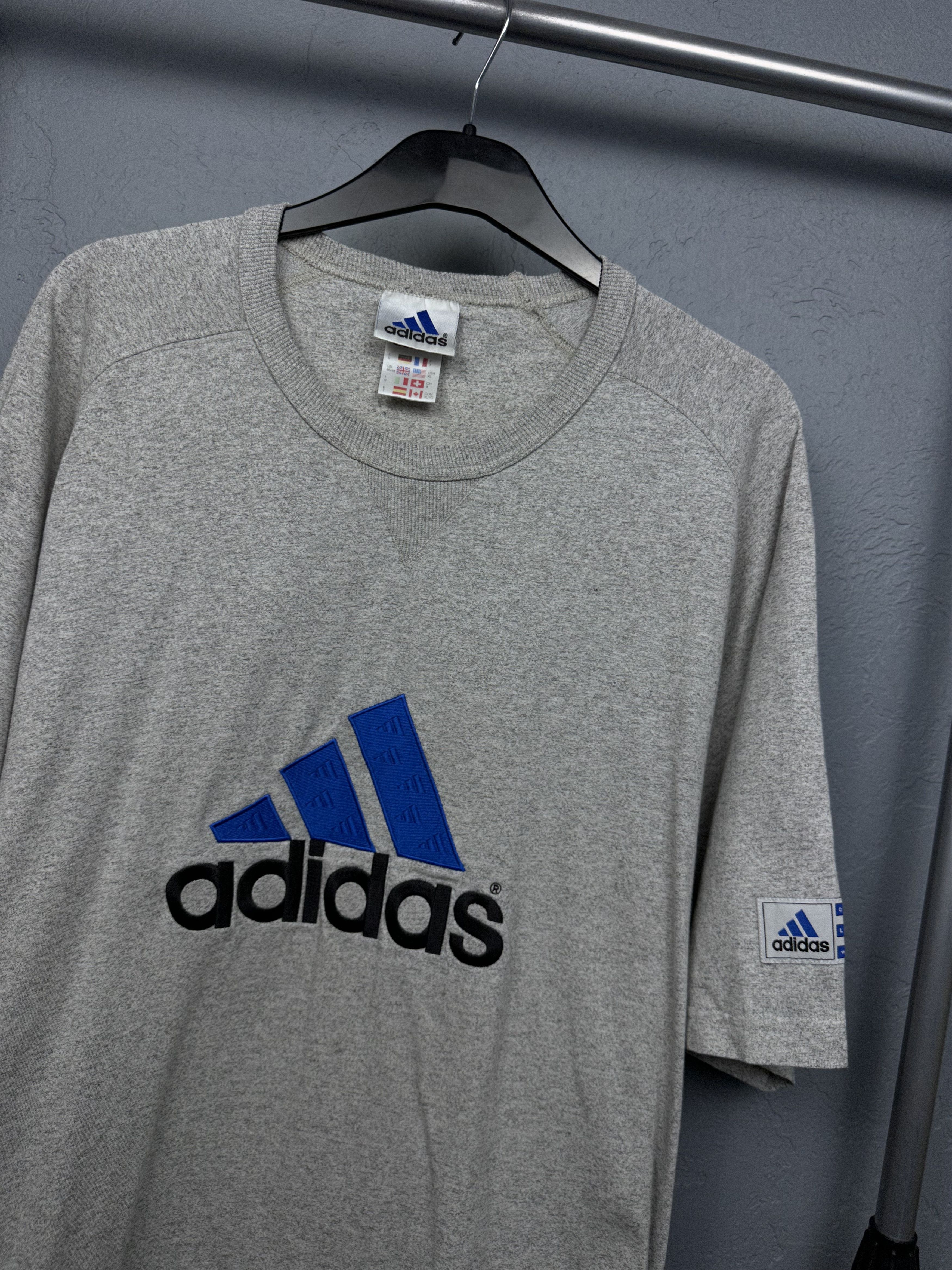 Adidas Adidas Vintage Mens Big Logo T-Shirt Size US XL / EU 56 / 4 - 2 Thumbnail