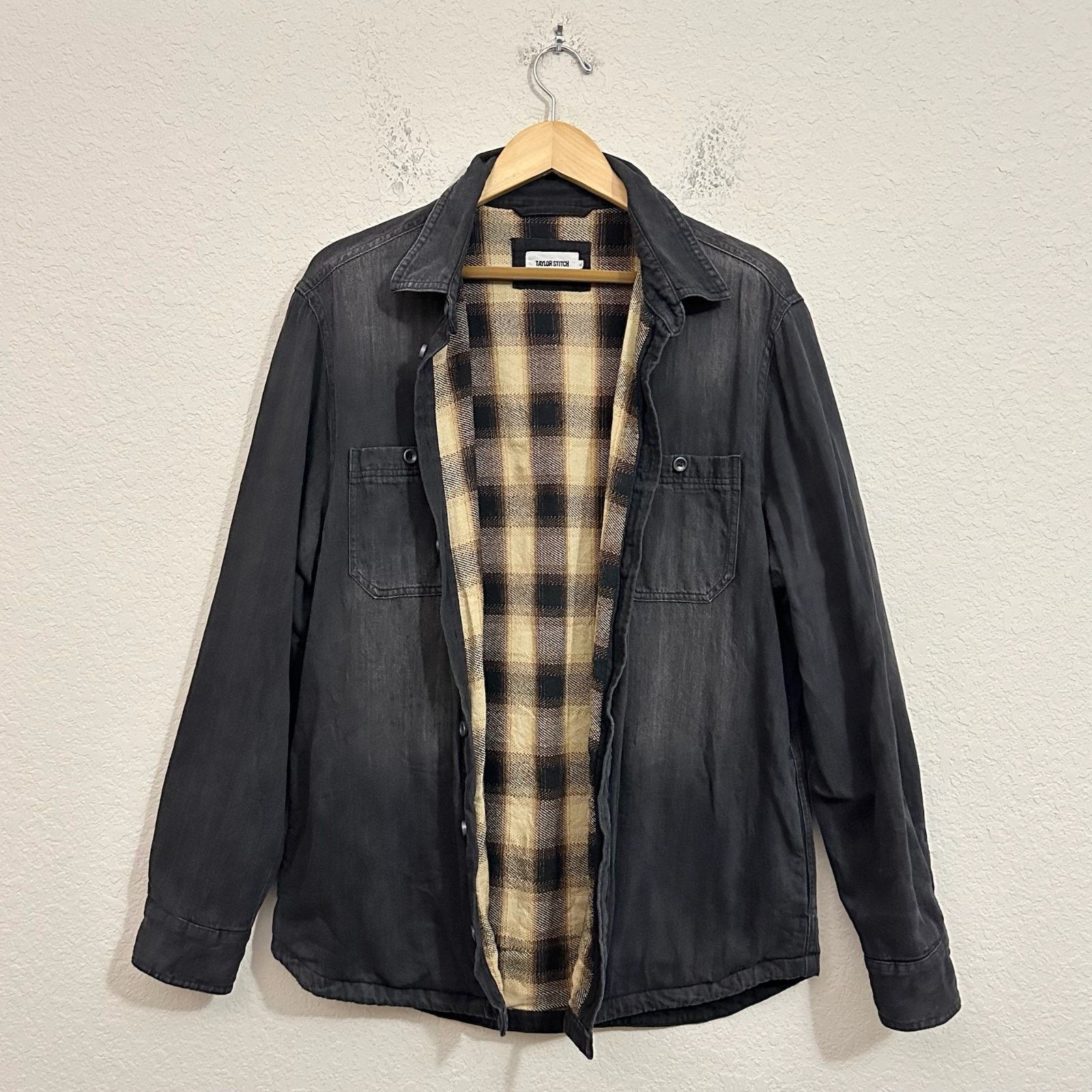 Taylor Stitch TAYLOR STITCH Shirt Jacket Plaid Lined Button Up Shacket Size US M / EU 48-50 / 2 - 2 Thumbnail