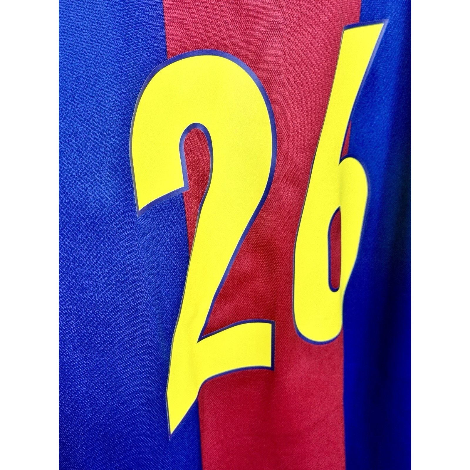 Nike Nike FC Barcelona 1998-99 Home Jersey Xavi #26 – Large Size US L / EU 52-54 / 3 - 4 Thumbnail