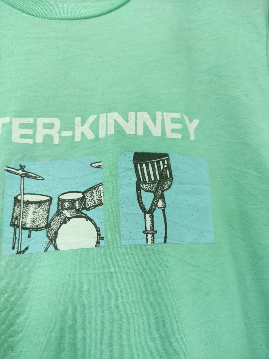 Band Tees Sleater Kinney Band " Dig Me Out " Album Promo T-Shirt Size US M / EU 48-50 / 2 - 4 Thumbnail