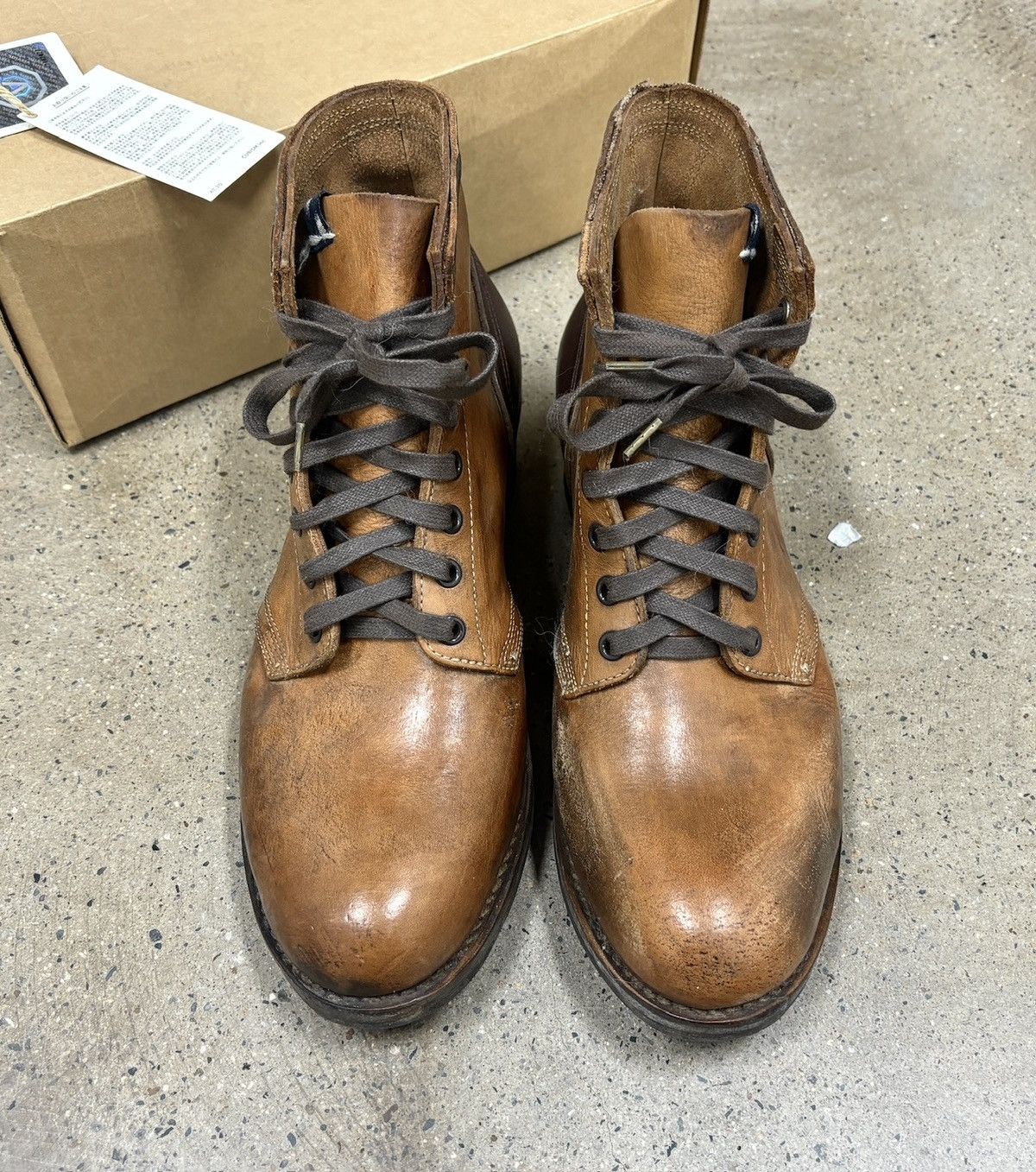Visvim 19aw ICT Lafayette Boots Mud Overdye，M10.5