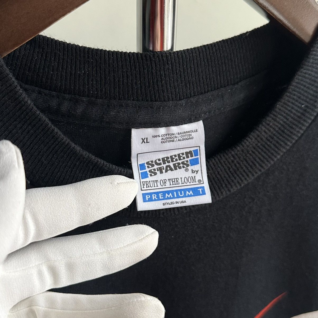 Vintage Vintage 90s Carling Black Label Beer Single Stitch Promo Tee Size US XL / EU 56 / 4 - 5 Thumbnail