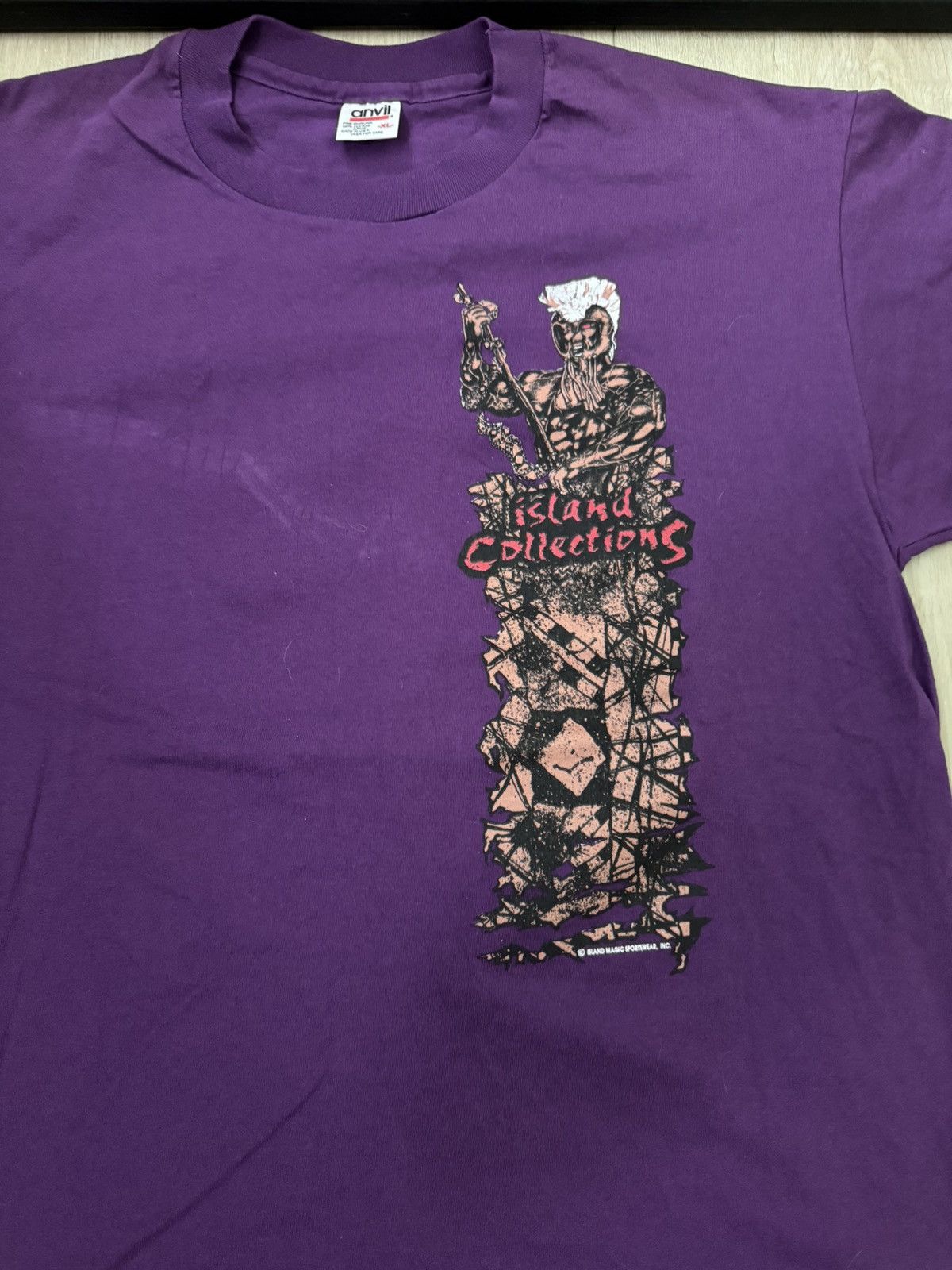Anvil × Ron Jon Surf Shop × Vintage Vintage / Y2K Rare EENA Surf Pin Up Untamed Shirt Size US XL / EU 56 / 4 - 7 Thumbnail