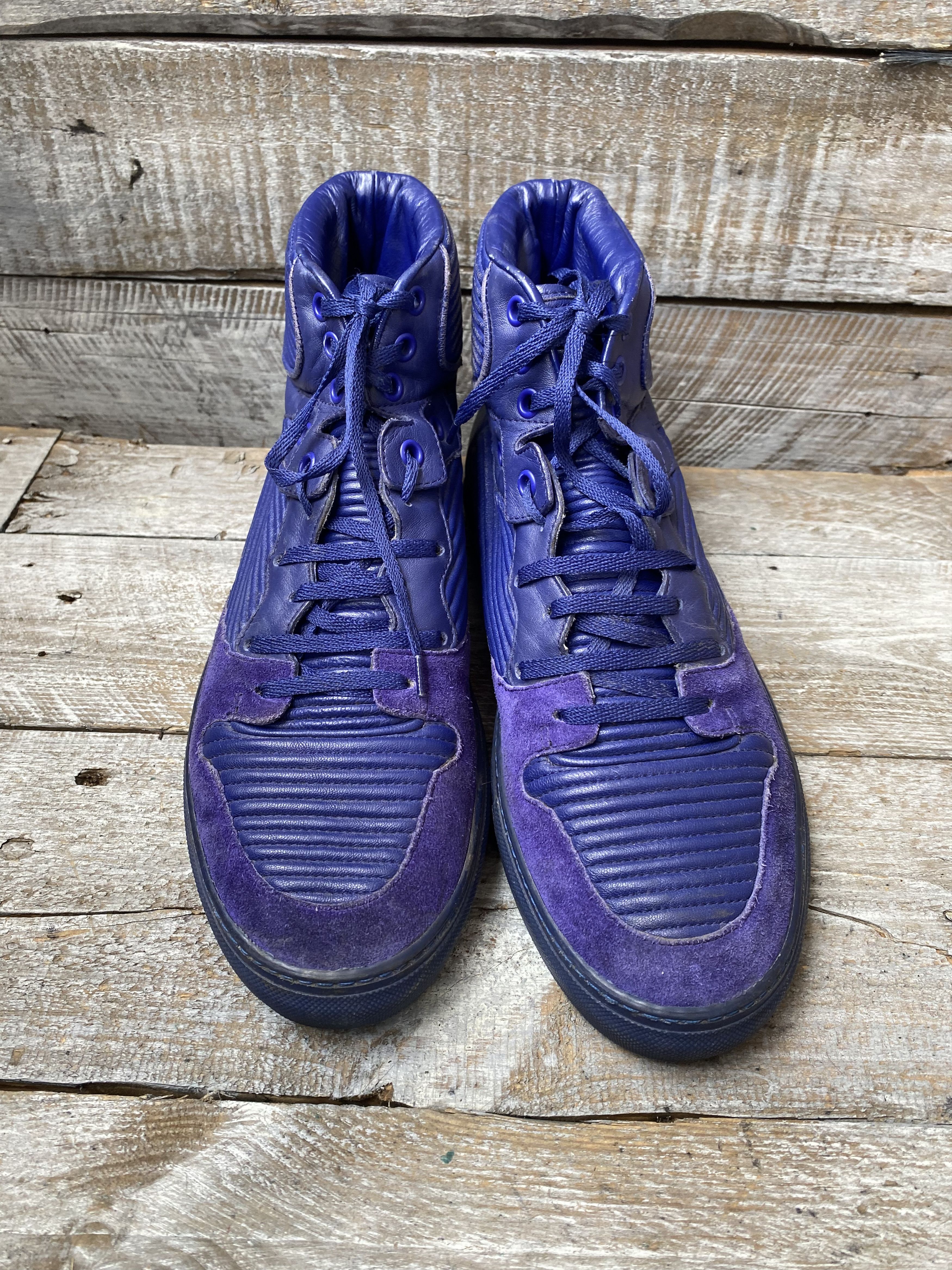 Balenciaga Balenciaga arena high-top blue suede sneakers sz 39 Size US 6 / EU 39 - 8 Thumbnail