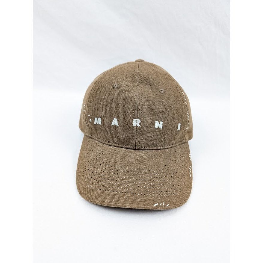 Marni o1rshd1 Q:2 / Size: L / Lightweight Colored Denim Cap / Hat Size ONE SIZE - 2 Thumbnail