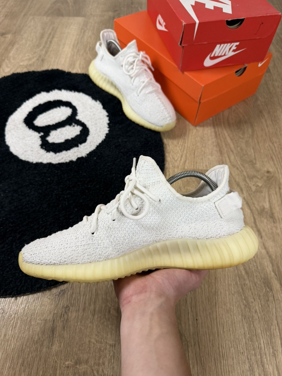 Yeezy Adidas Yeezy Boost 350 V2 Cream Size US 10 / EU 43 - 7 Thumbnail
