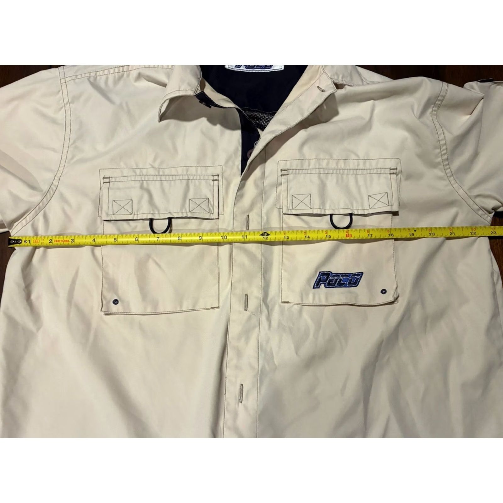 Vintage PACO Jacket Windbreaker Beige Pockets Men S Polyester Lining Regular Small Slim? Size US S / EU 44-46 / 1 - 5 Thumbnail
