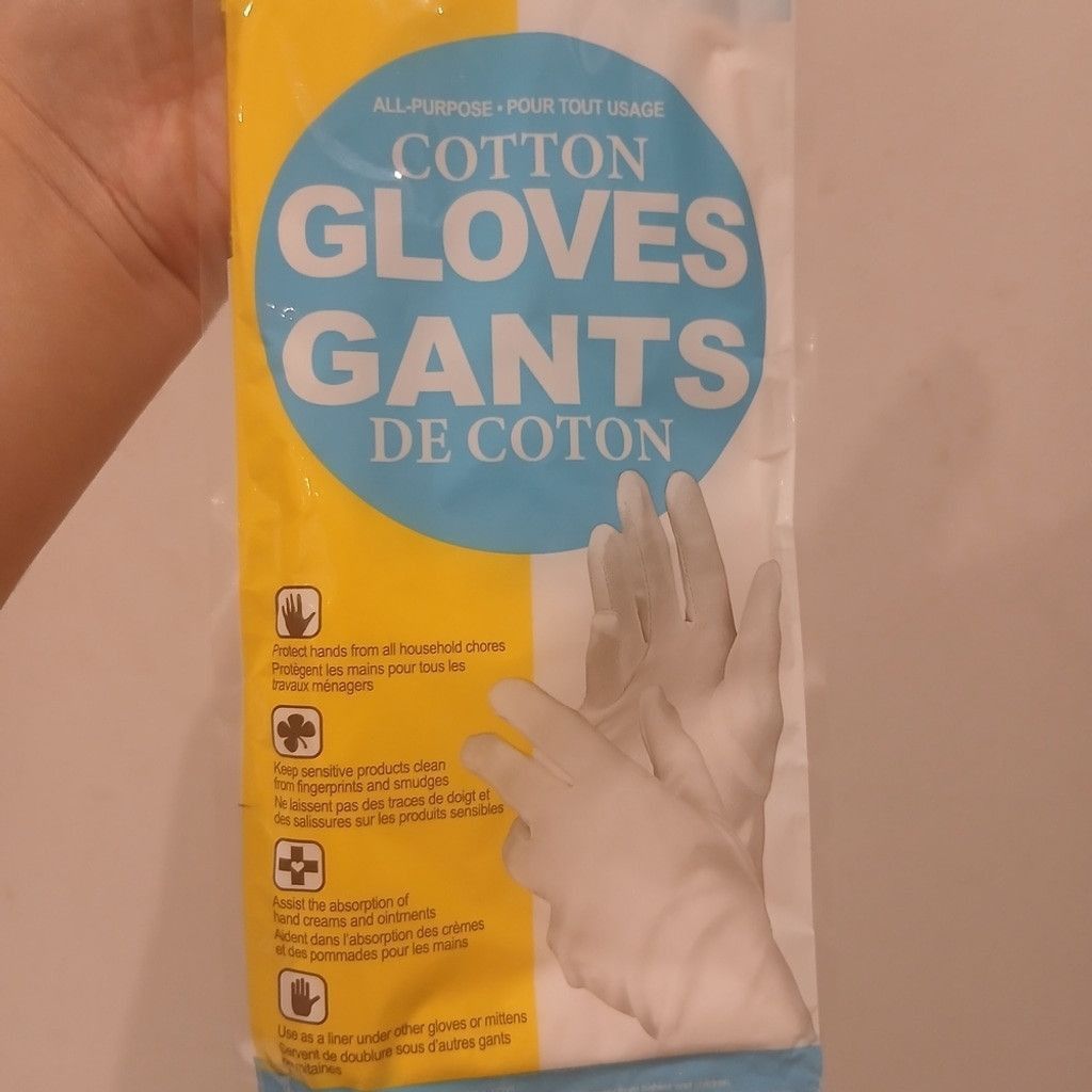 The Unbranded Brand NWT %100 Cotton Gloves In White Size Large Size ONE SIZE - 1 Thumbnail