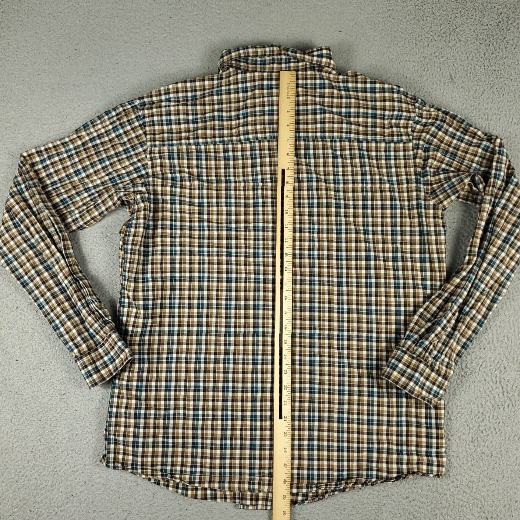 Vintage Columbia Shirt Mens Large Brown Plaid Casual Button-Up Long Sleeve Size US L / EU 52-54 / 3 - 3 Thumbnail