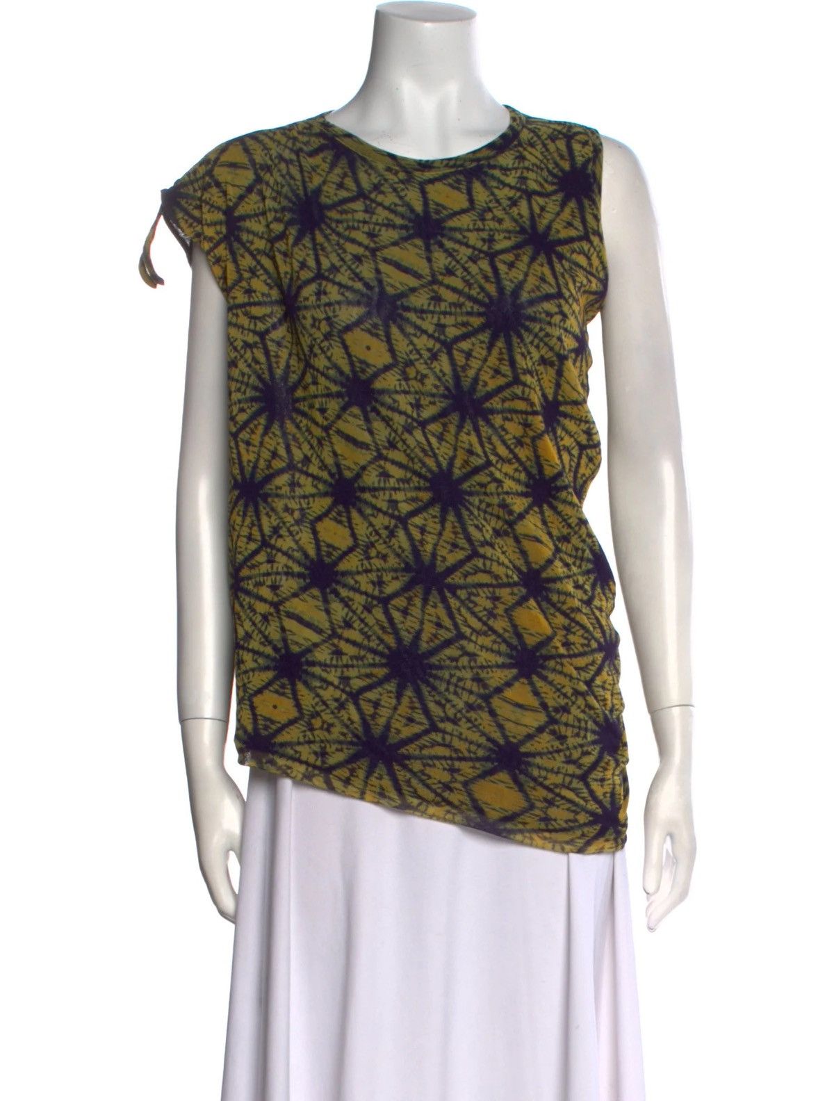 Jean Paul Gaultier 2000’s Jean Paul Gaultier - Tie Dye - Mesh Blouse Size M / US 6-8 / IT 42-44 - 2 Thumbnail