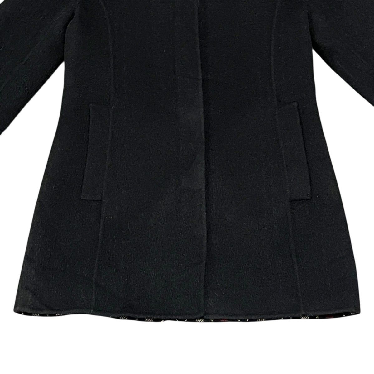 Gucci Vintage Sonia Rykiel Button Up Wool Coat — Parisian Luxury Size S / US 4 / IT 40 - 8 Thumbnail