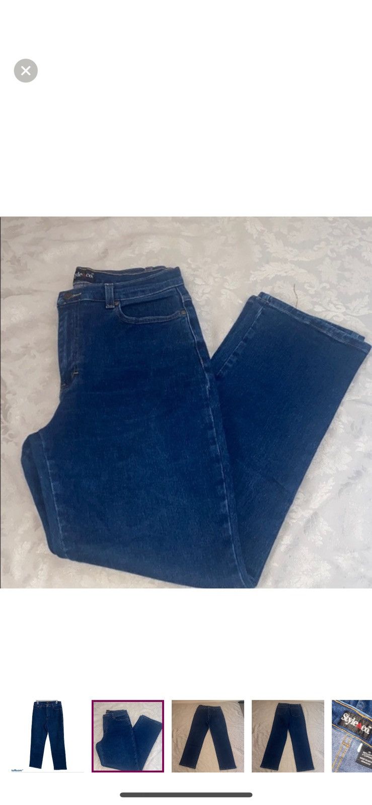 Style & Co Style & co straight legged jeans size 10 Size 32" / US 10 / IT 46 - 2 Thumbnail