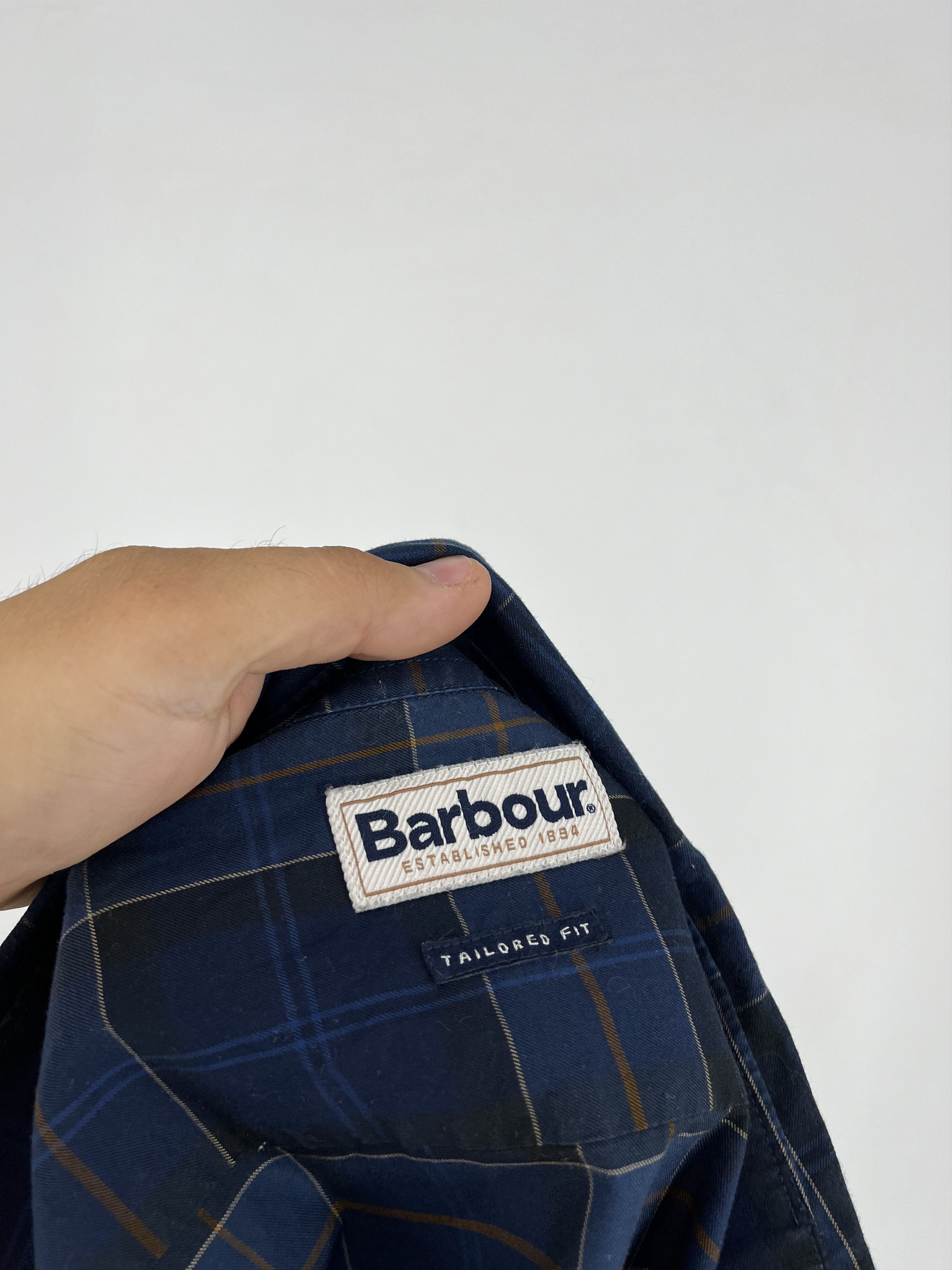 Barbour × Vintage Vintage Barbour Plaid Blake Cotton Flannel Casual Size US L / EU 52-54 / 3 - 9 Thumbnail