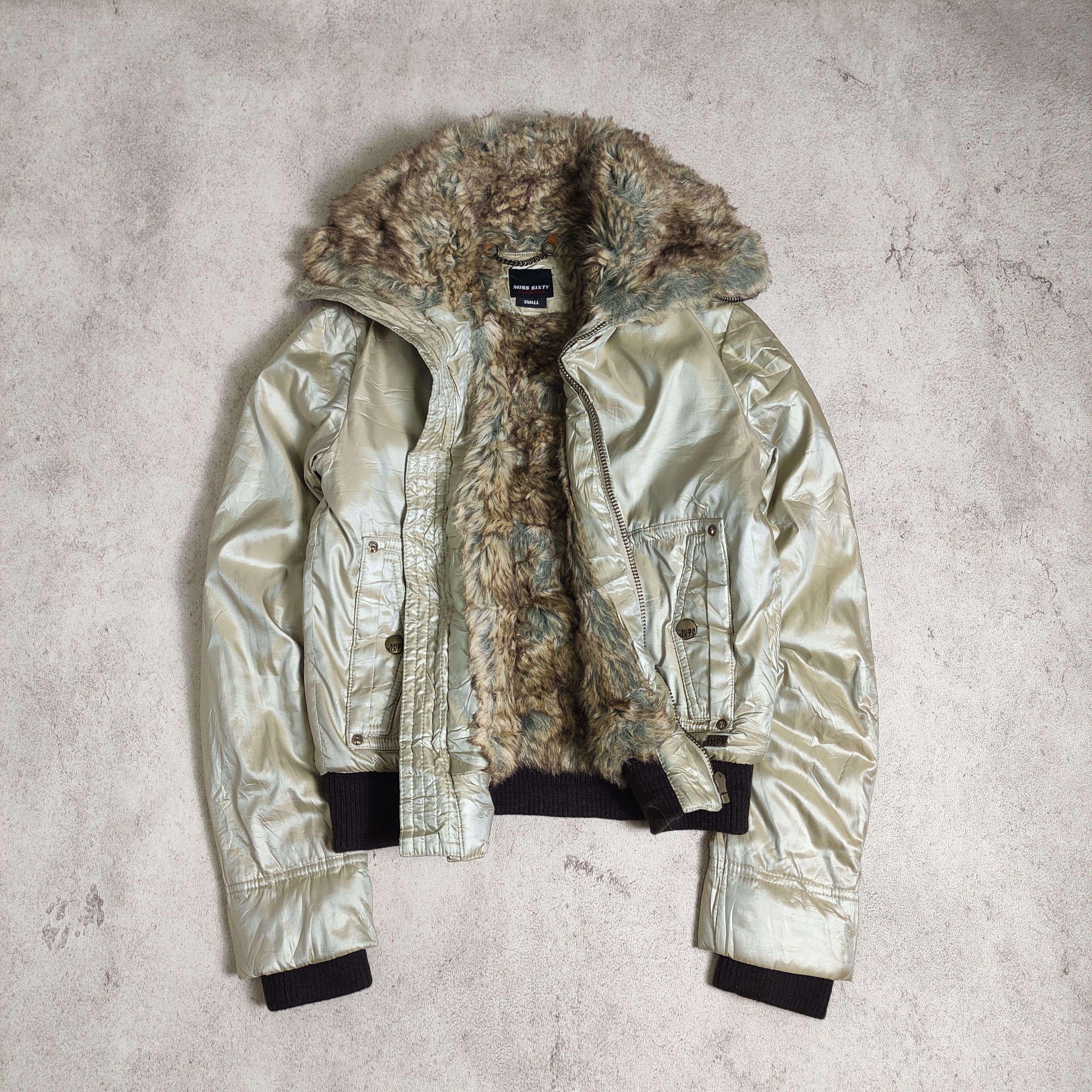 If Six Was Nine × Vintage Miss Sixty Fur Jacket Size US S / EU 44-46 / 1 - 1 Thumbnail