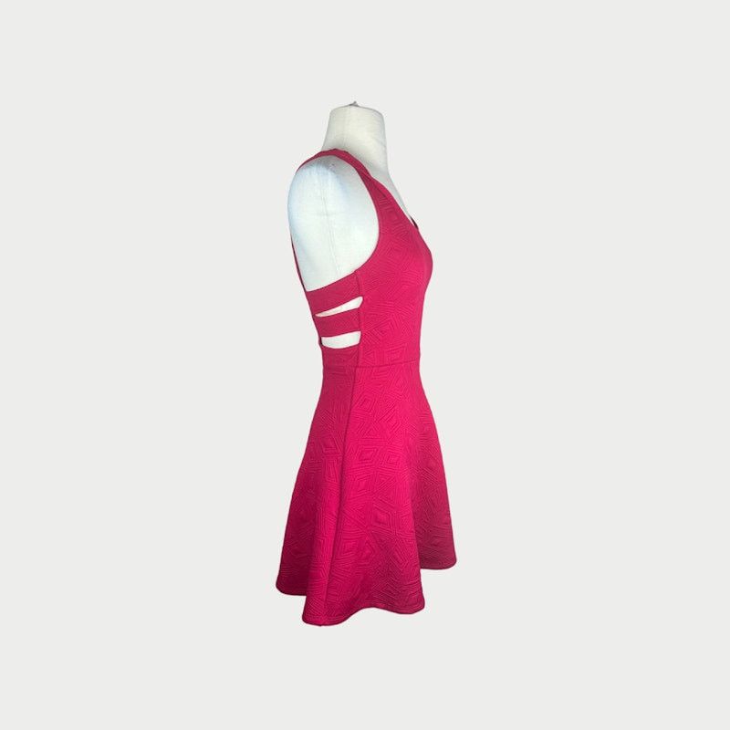 Vintage Charlotte Russe Fit and Flare Cutout Dress | XS Vintage Y2K Size XS / US 0-2 / IT 36-38 - 2 Thumbnail