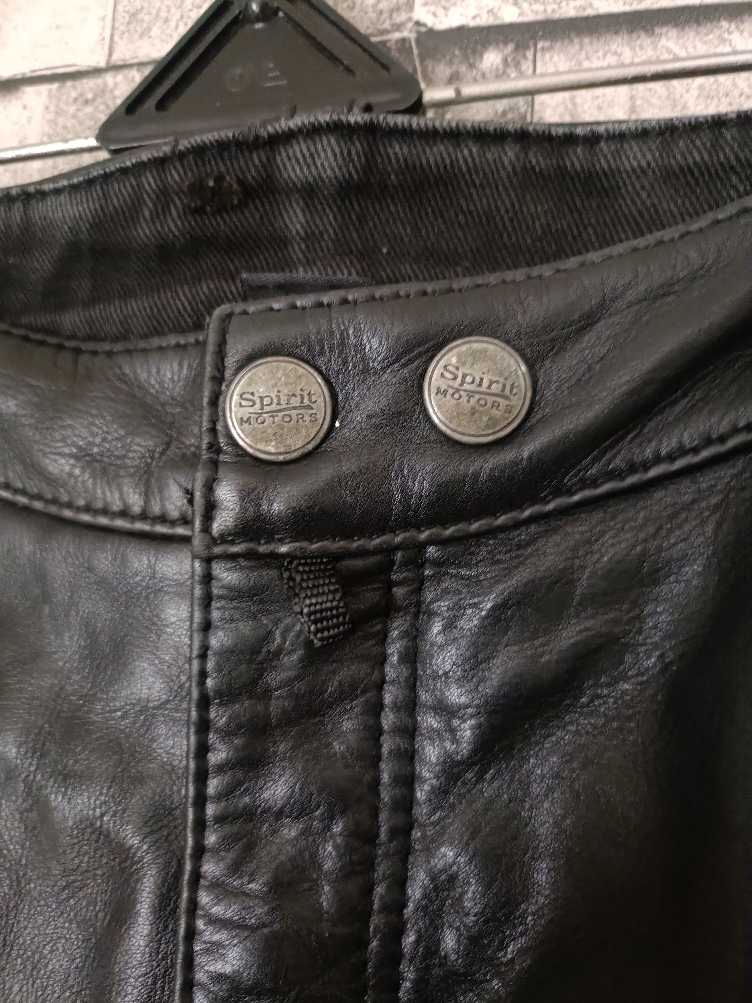 Leather Spirit motors Dallas biker leather pants Size US 43 - 5 Thumbnail