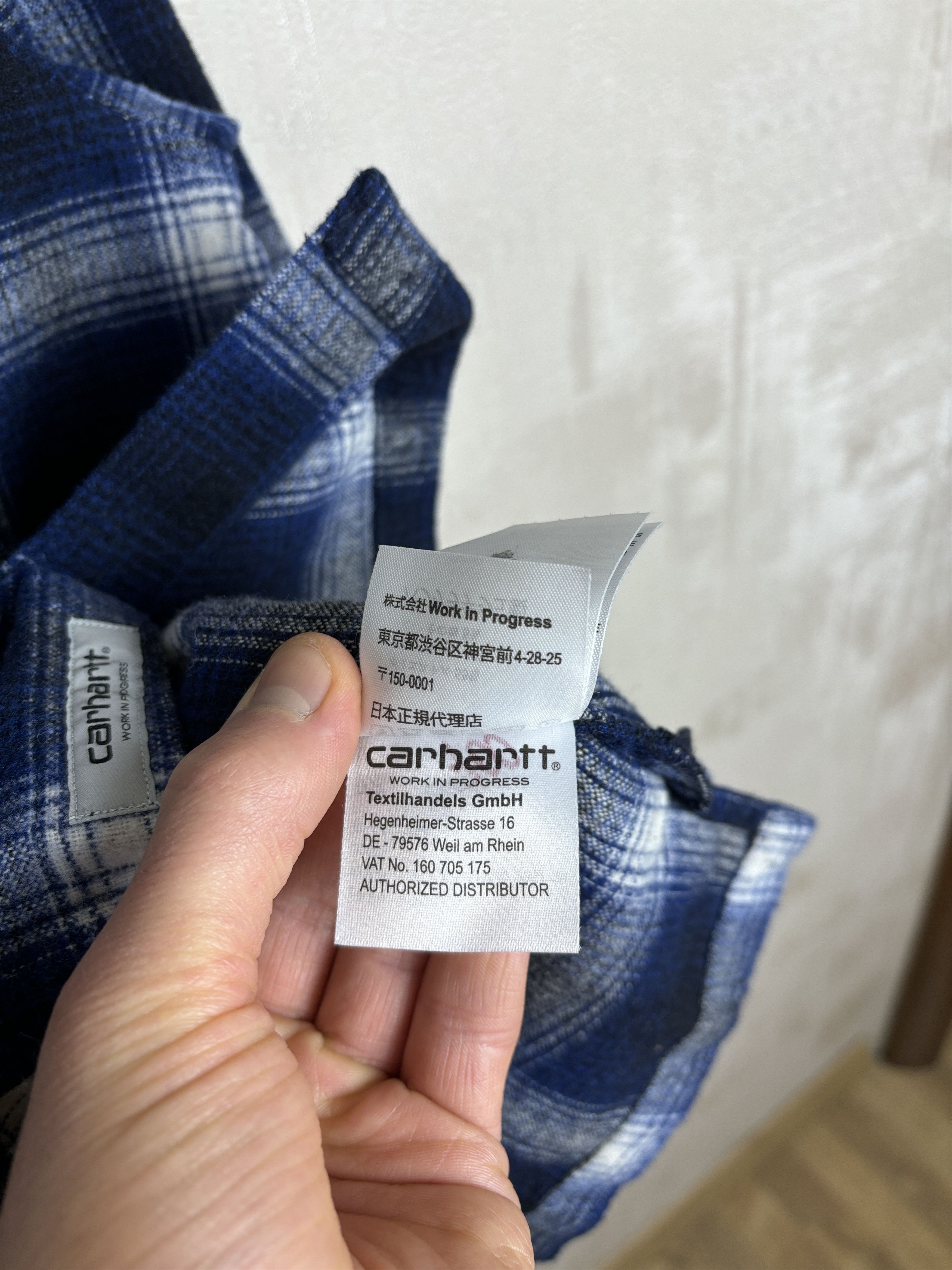 Carhartt Wip MINT Carhartt WIP L/S Halleck Shirt Wool Blend Pockets Check Size US M / EU 48-50 / 2 - 10 Thumbnail