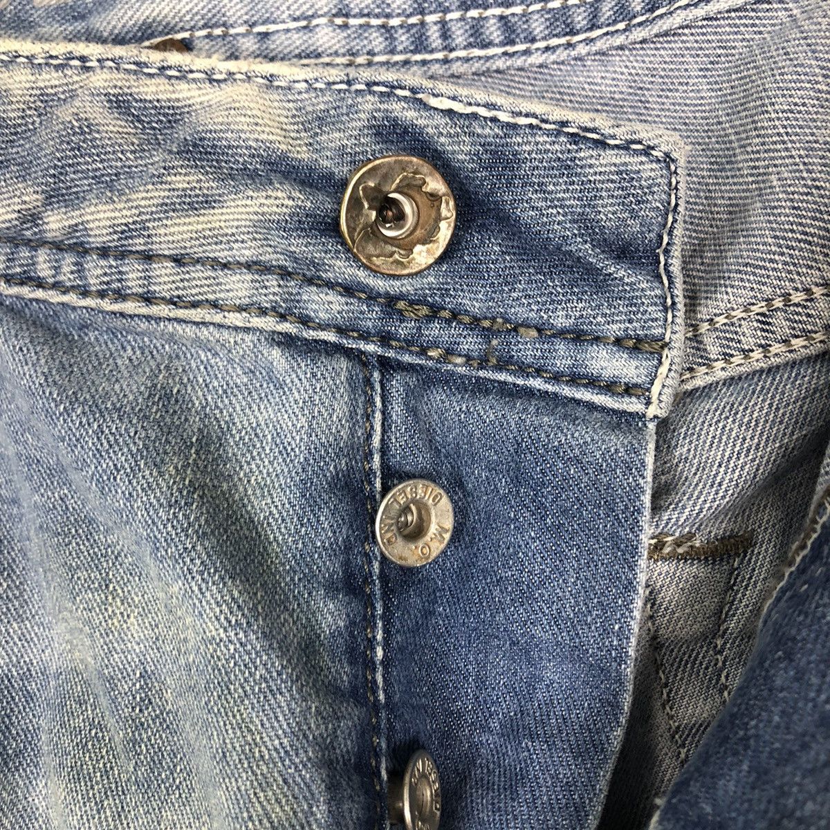 Diesel 🔥Biker Denim Jeans Diesel Industry Denim Division Size US 38 / EU 54 - 15 Thumbnail