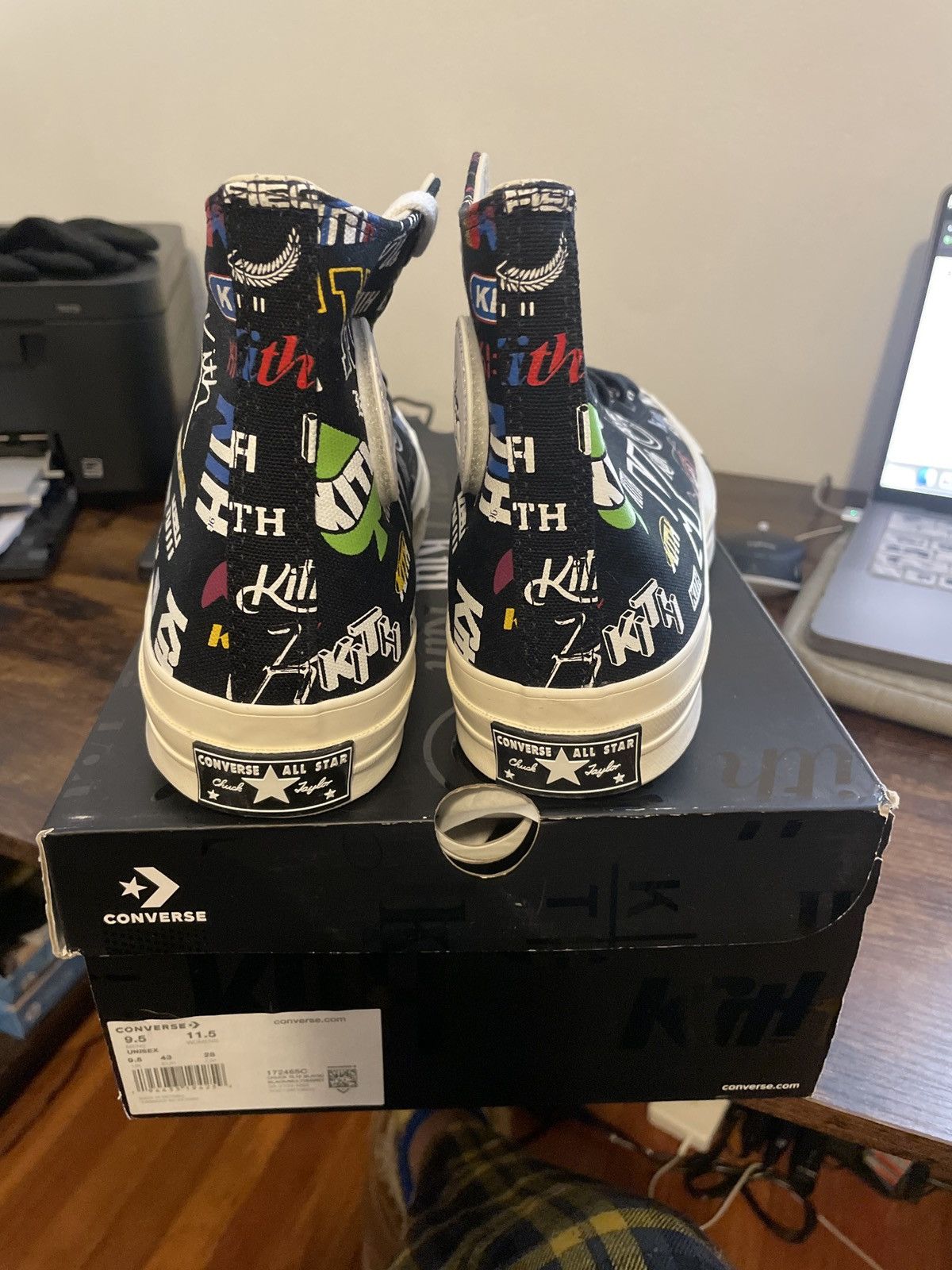 Kith x Converse Chuck Taylor All Star 70 Hi 10 Year Anni Blk