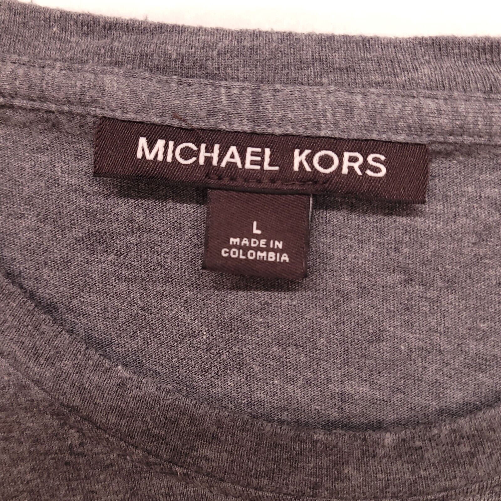 Michael Kors Michael Kors Casual Pullover Graphic T Shirt Men Size L Gray Size US L / EU 52-54 / 3 - 3 Thumbnail