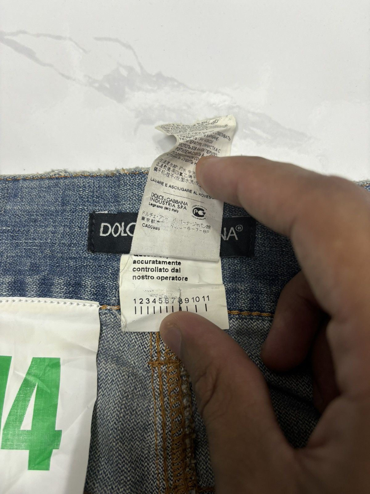 Dolce & Gabbana DOLCE & GABBANA RUSTY DISTRESSED RIPS DENIM JEANS Size US 34 / EU 50 - 13 Thumbnail