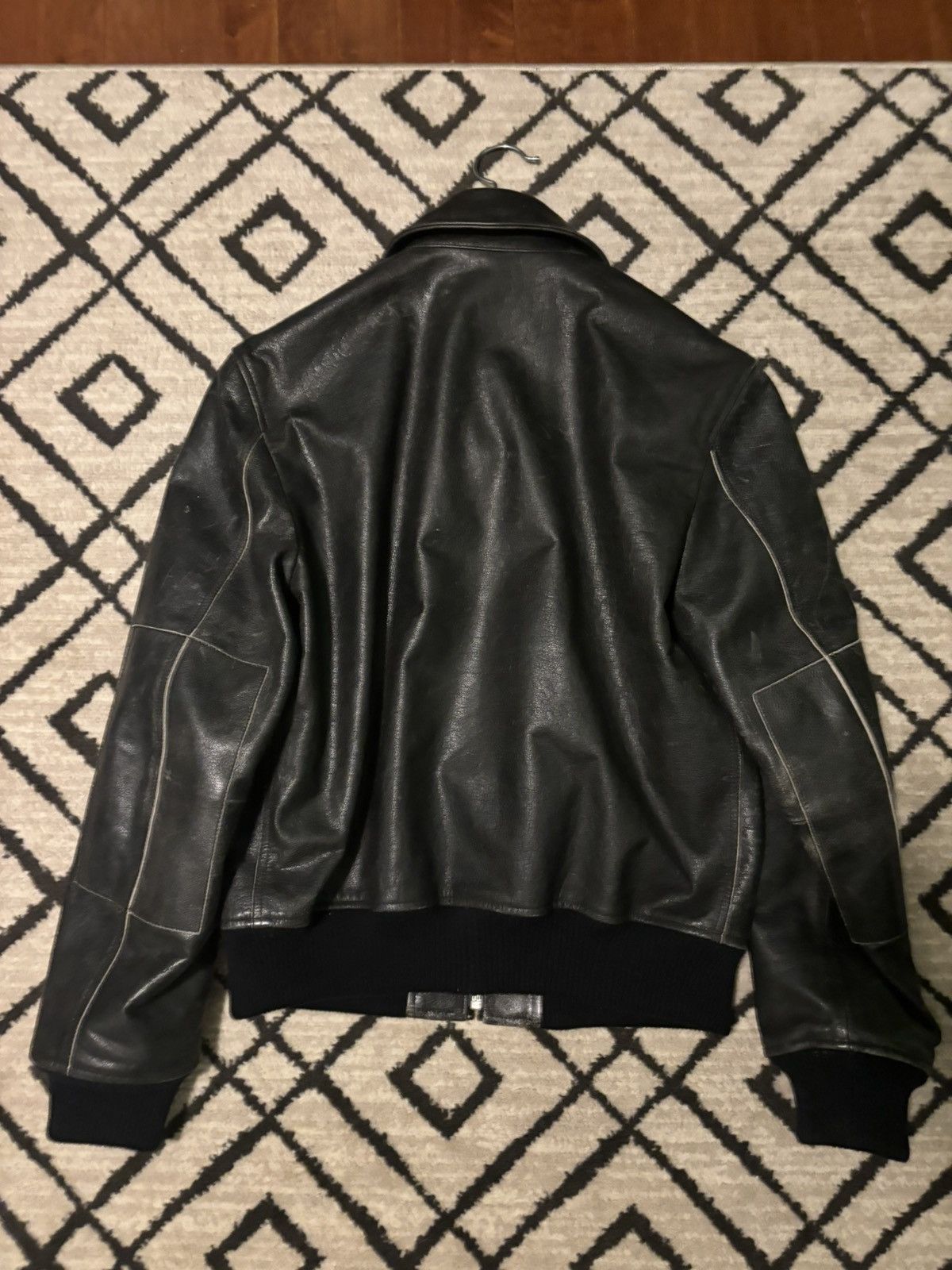 Helmut Lang Helmut lang leather bomber jacket | Grailed