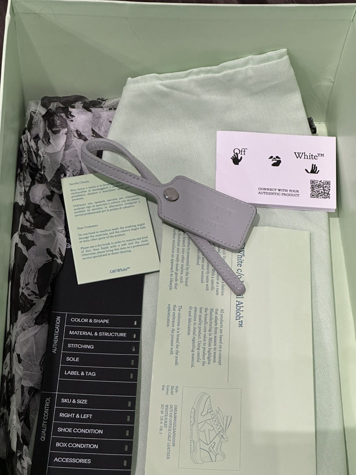 Off-White Off-White Out of Office Sneakers Size US 6.5 / EU 39-40 - 7 Thumbnail