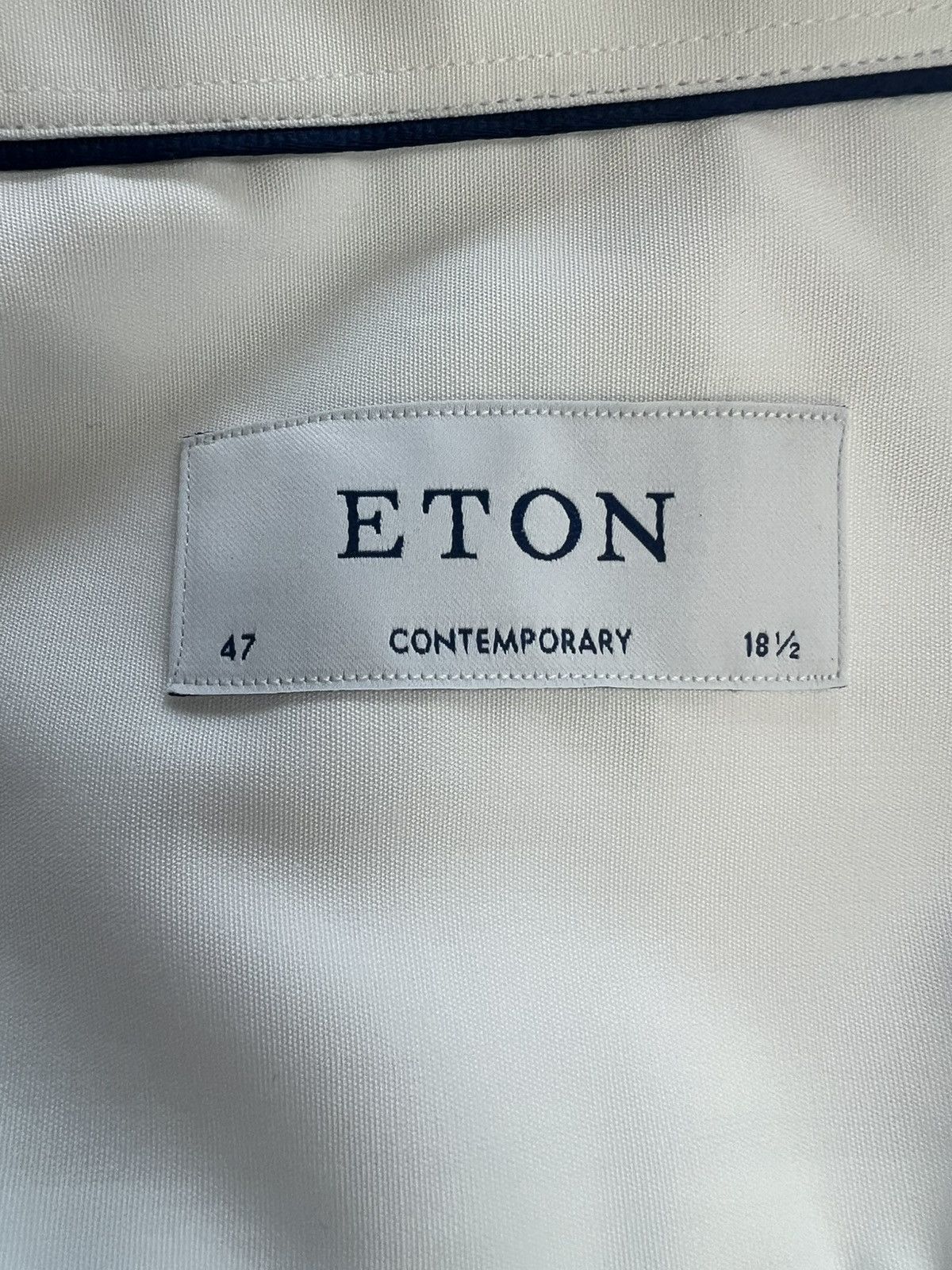 Eton Eton White Plissé Tuxedo Shirt-Size 47 / 18.5-French Cuff Size US XL / EU 56 / 4 - 10 Thumbnail