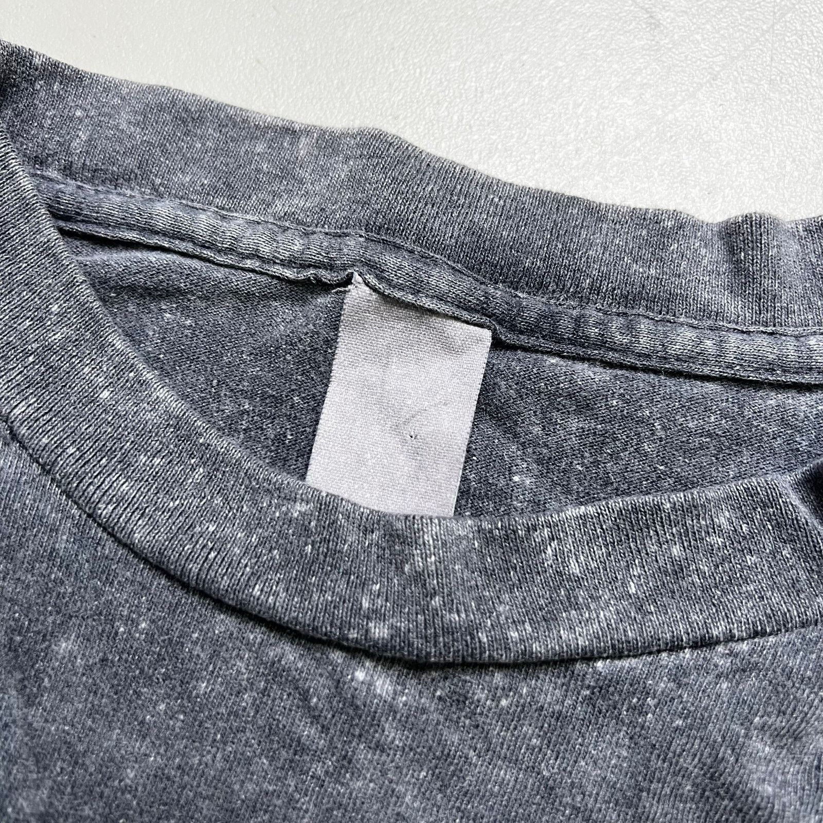 Vintage Vintage gray long-sleeve t-shirt "Just Another Day XL Size US L / EU 52-54 / 3 - 10 Thumbnail