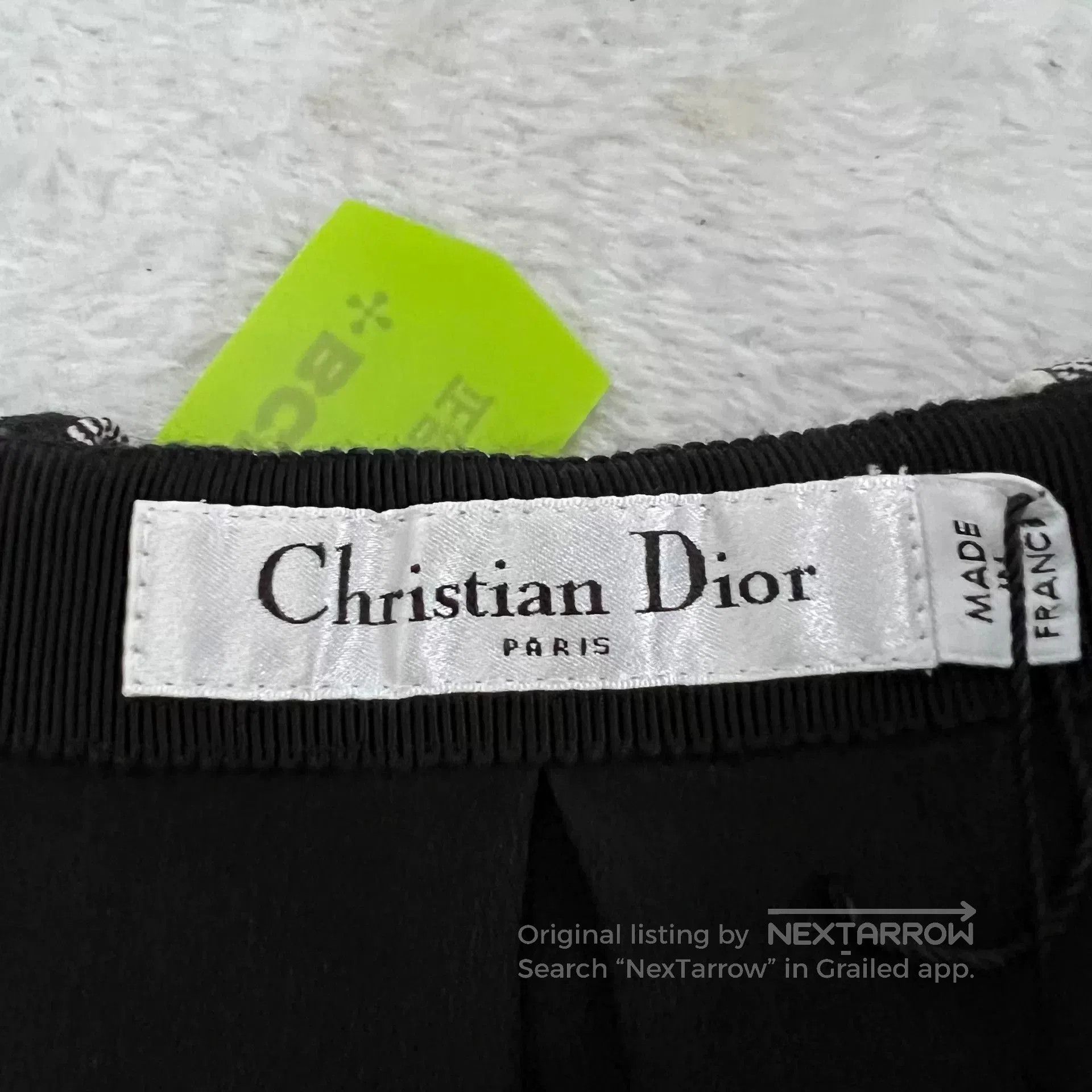 Dior Dior Black White Plaid Short Skirt. Size 37" - 5 Thumbnail
