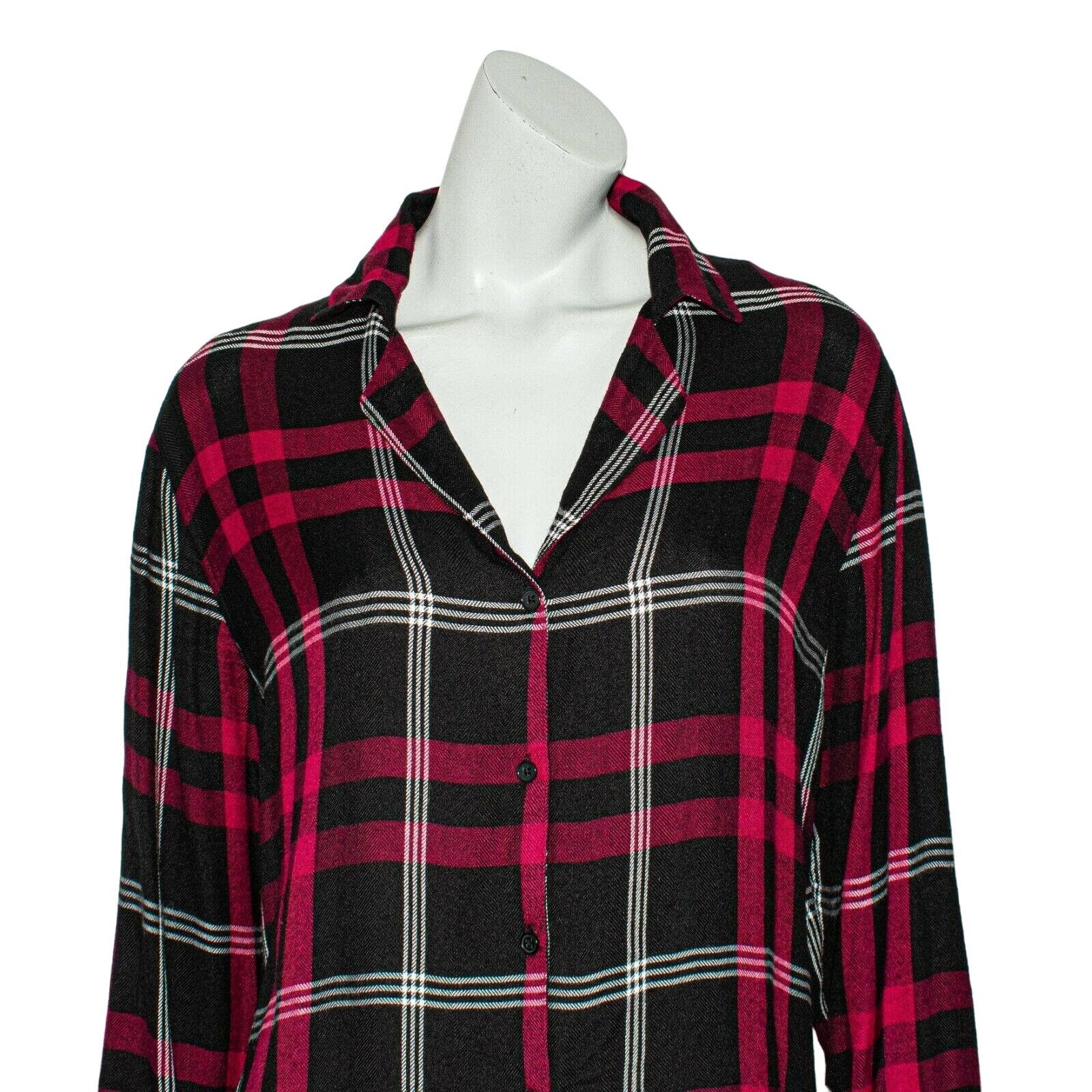 Rails Rails button up Flannel Shirt Red Black Plaid Camp Collar Size S / US 4 / IT 40 - 6 Thumbnail