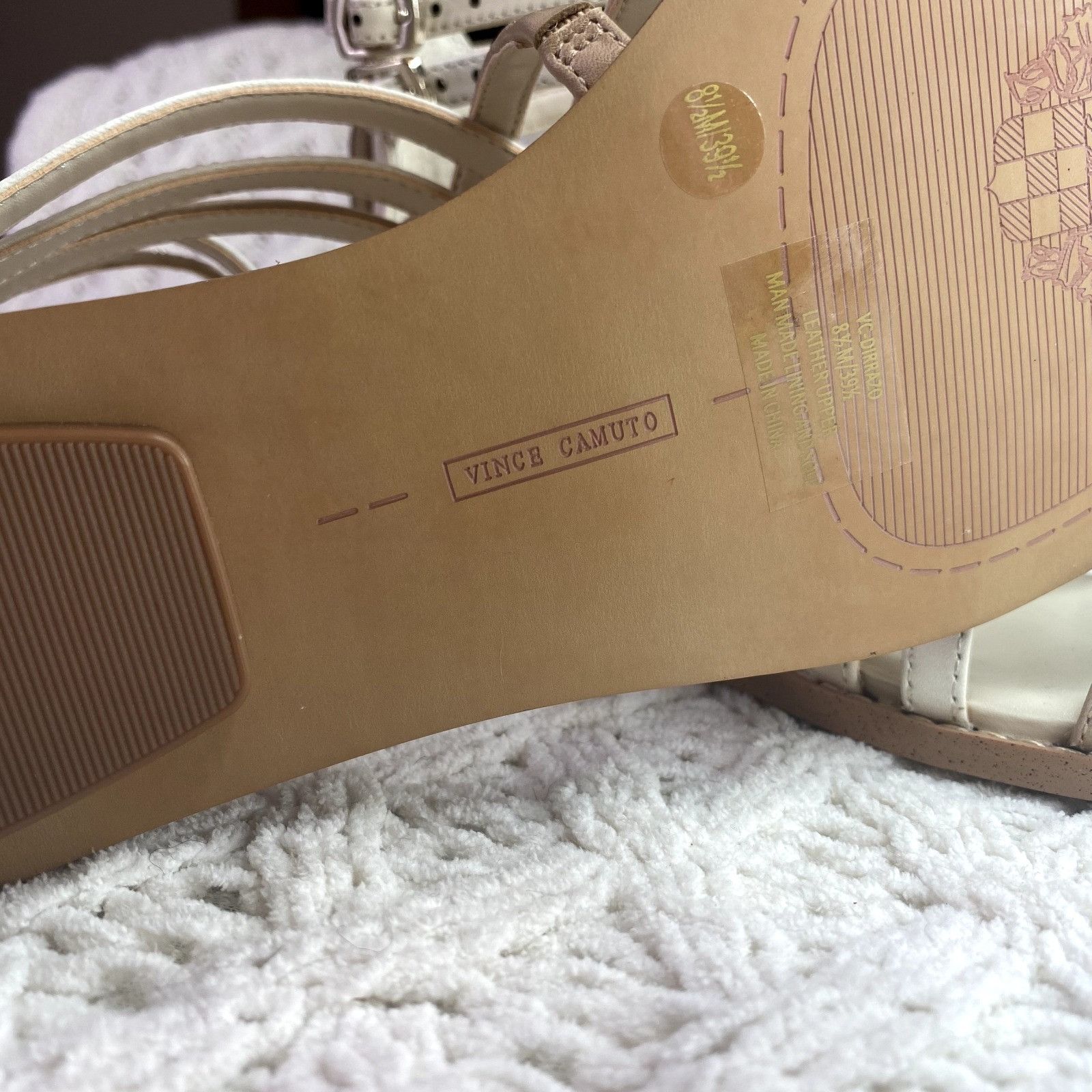 Vince Camuto Vince Camuto Women's Dirrazo Embellished Gladiator Sandal Fl Size US 8.5 / IT 38.5 - 3 Thumbnail