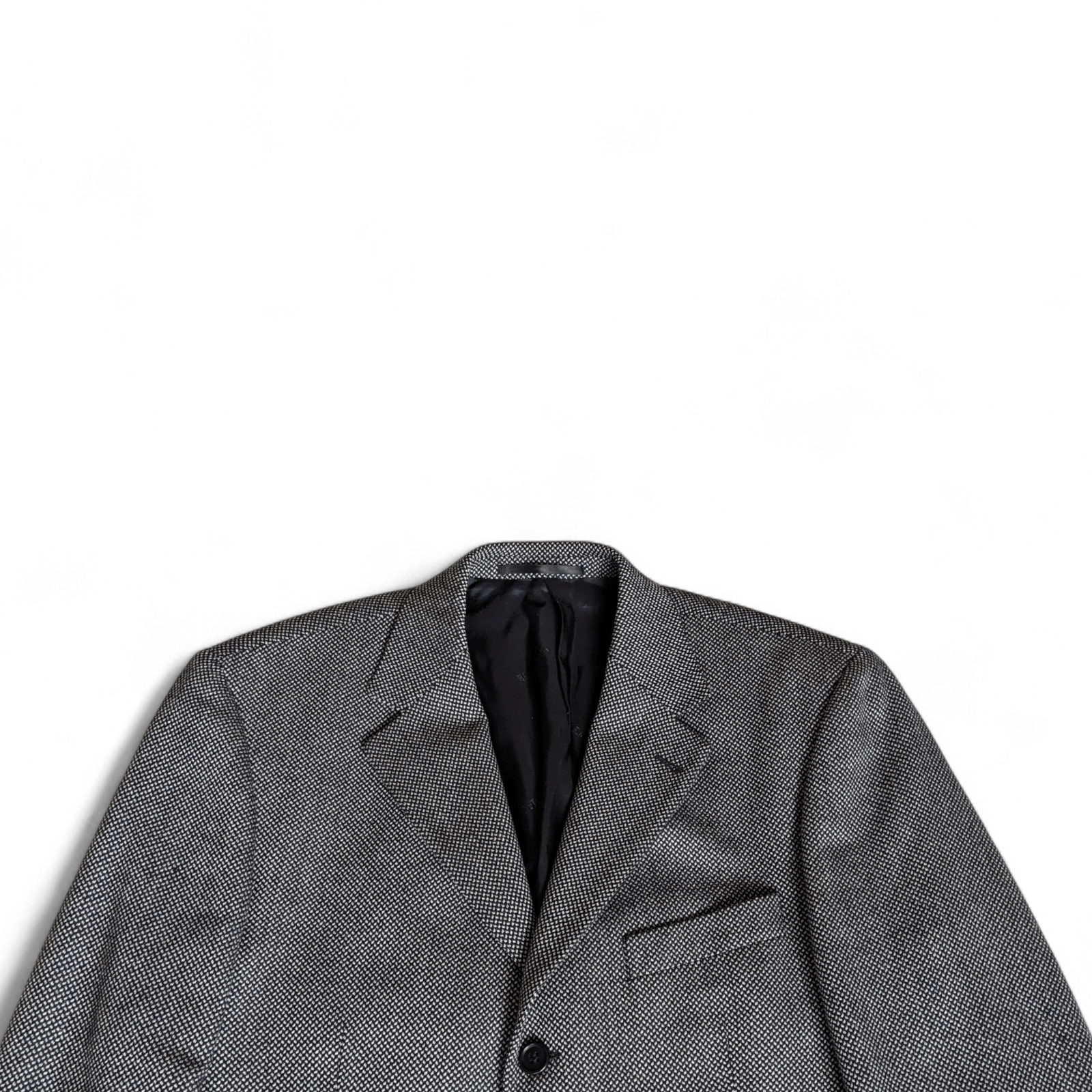 Balmain Vintage Balmain Men's Wool Blazer Jacket 52 2000s Archive Size 52S - 2 Thumbnail