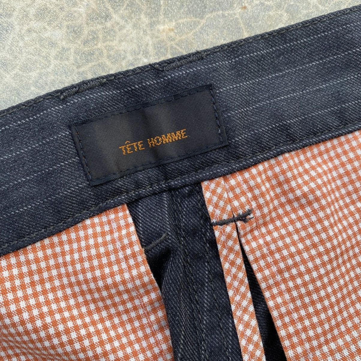 Tete Homme TETE HOMME Hickory Stripe Cargo Flare Pants Size US 32 / EU 48 - 11 Thumbnail