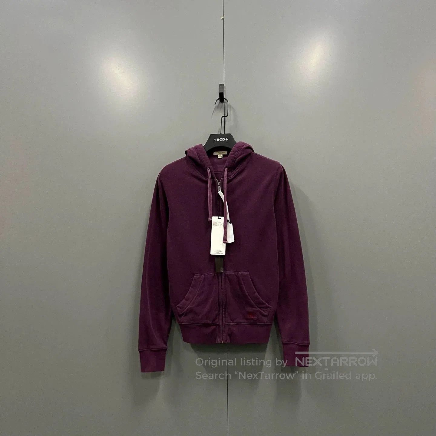 Burberry Burberry Purple Zip Hoodie S . Size US S / EU 44-46 / 1 - 1 Thumbnail