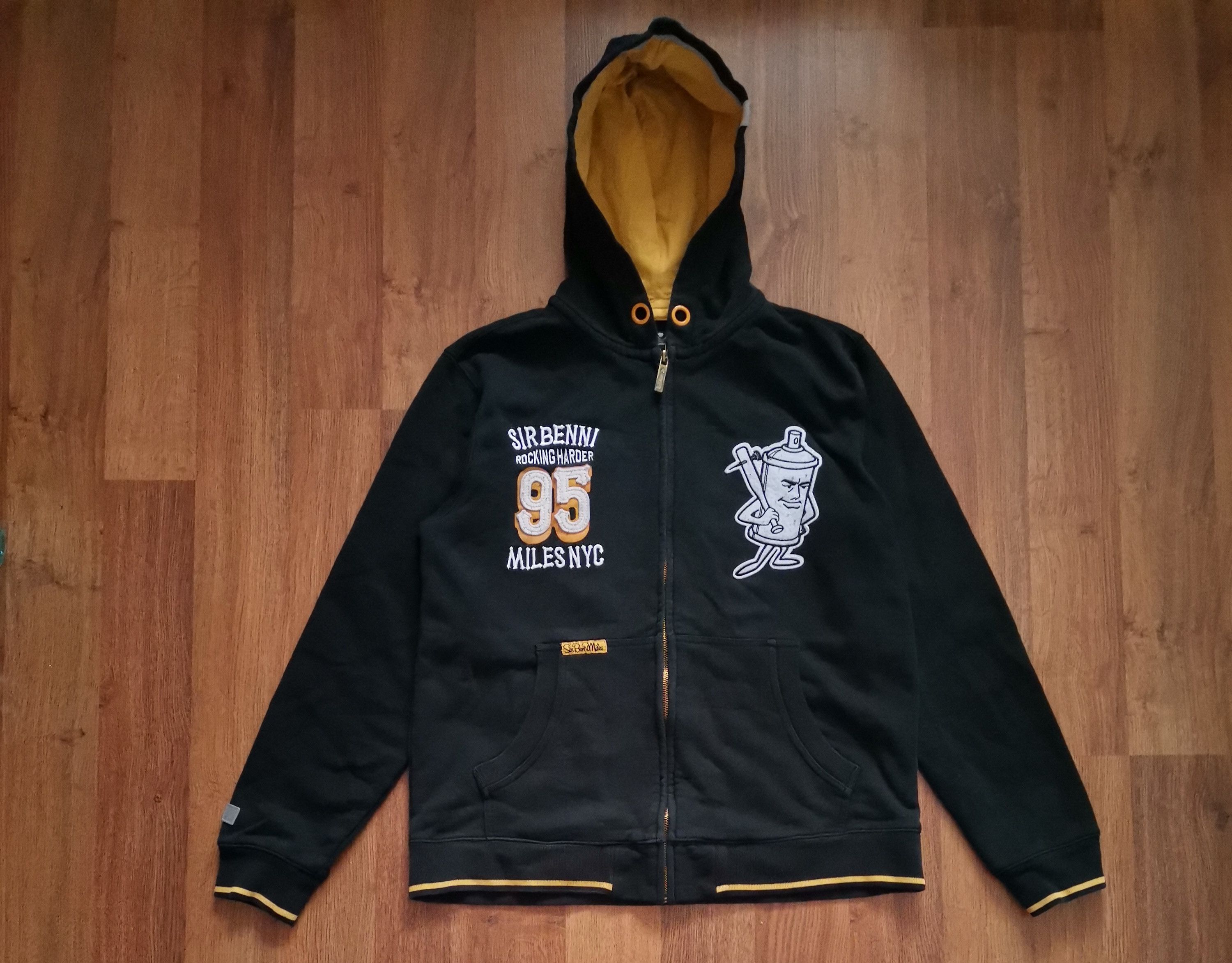 Vintage Vintage Sir Benni Miles Zip Up Hoodie Size US M / EU 48-50 / 2 - 1 Thumbnail
