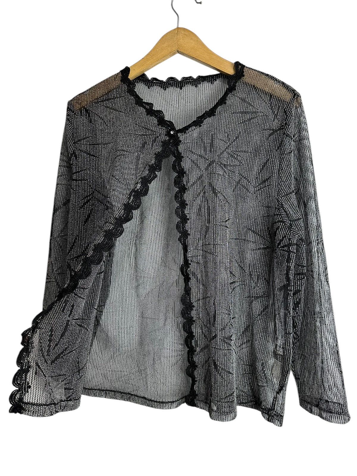 Yohji Yamamoto 2000s UNDEFINED TRANSPARENT Shirt ISSEY YOHJI STYLE Size M / US 6-8 / IT 42-44 - 2 Thumbnail