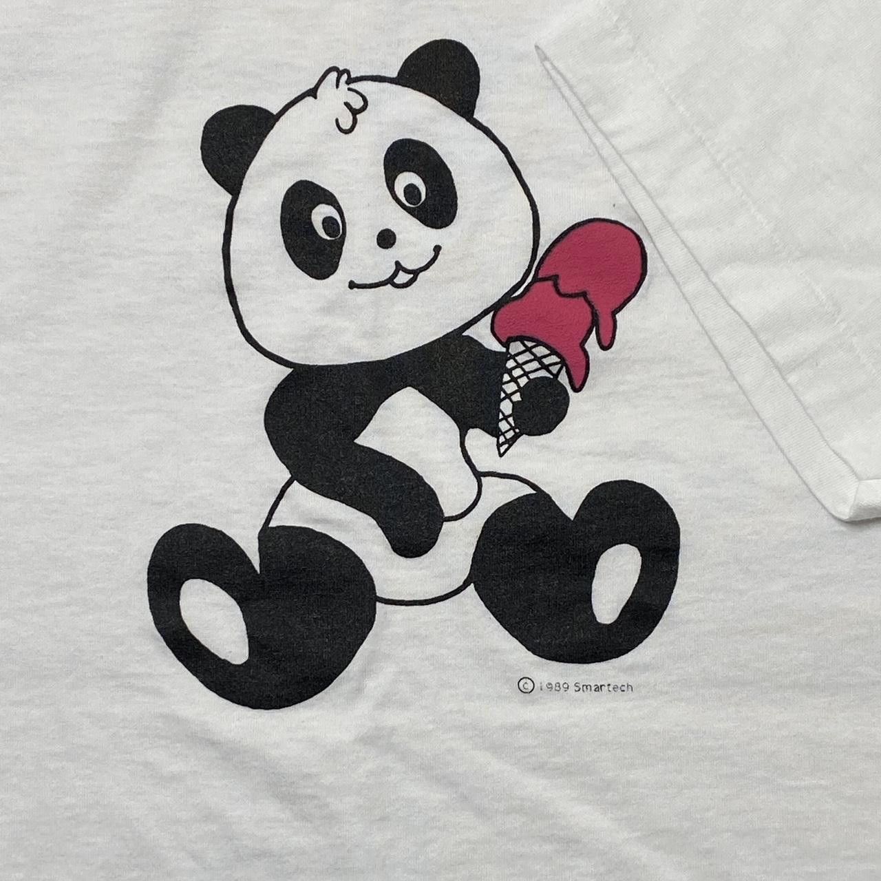 Other Vintage Cartoon Panda 1989 White Nature Tee Size Large Size US L / EU 52-54 / 3 - 3 Thumbnail