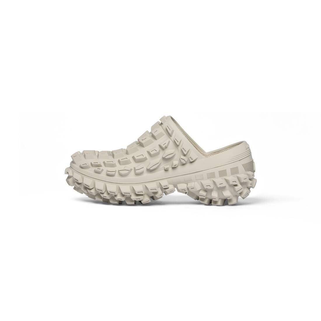 Balenciaga o1tko10426 Defender Rubber Clogs in Beige Size US 12 / EU 45 - 4 Thumbnail