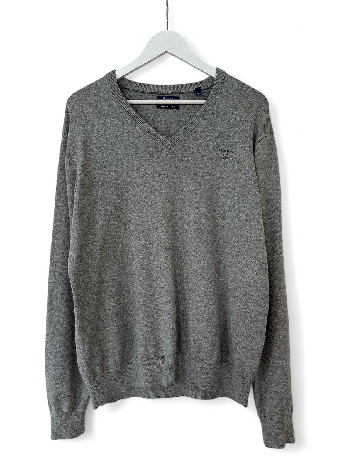 Gant GANT Premium Cotton Logo Sweater Jumper Men's Size L Size US L / EU 52-54 / 3 - 1 Thumbnail