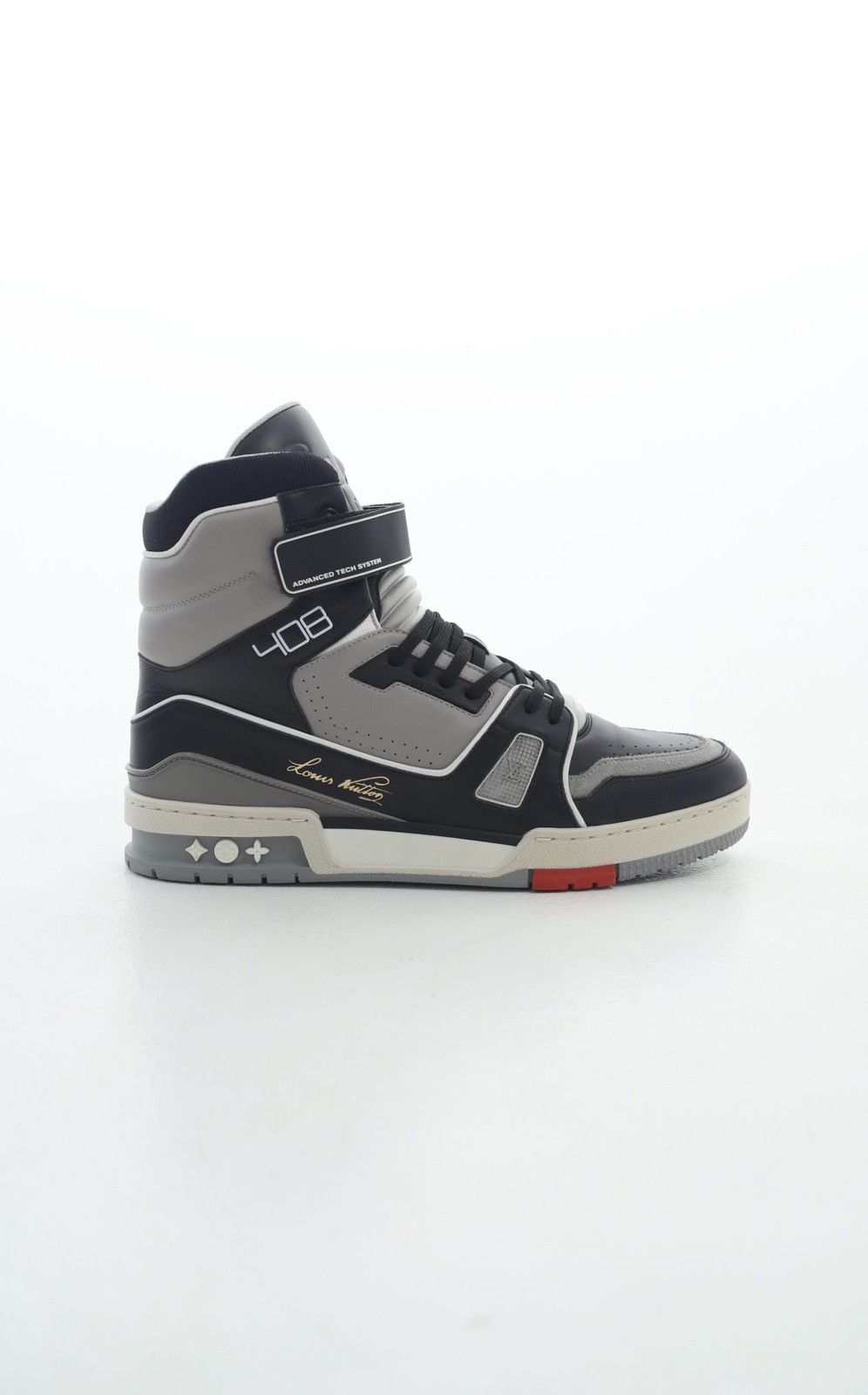 Louis Vuitton LOUIS VUITTON Sneakers Hi-Top Trainer Shoes Virgil Abloh 408 Size US 9 / EU 42 - 2 Thumbnail