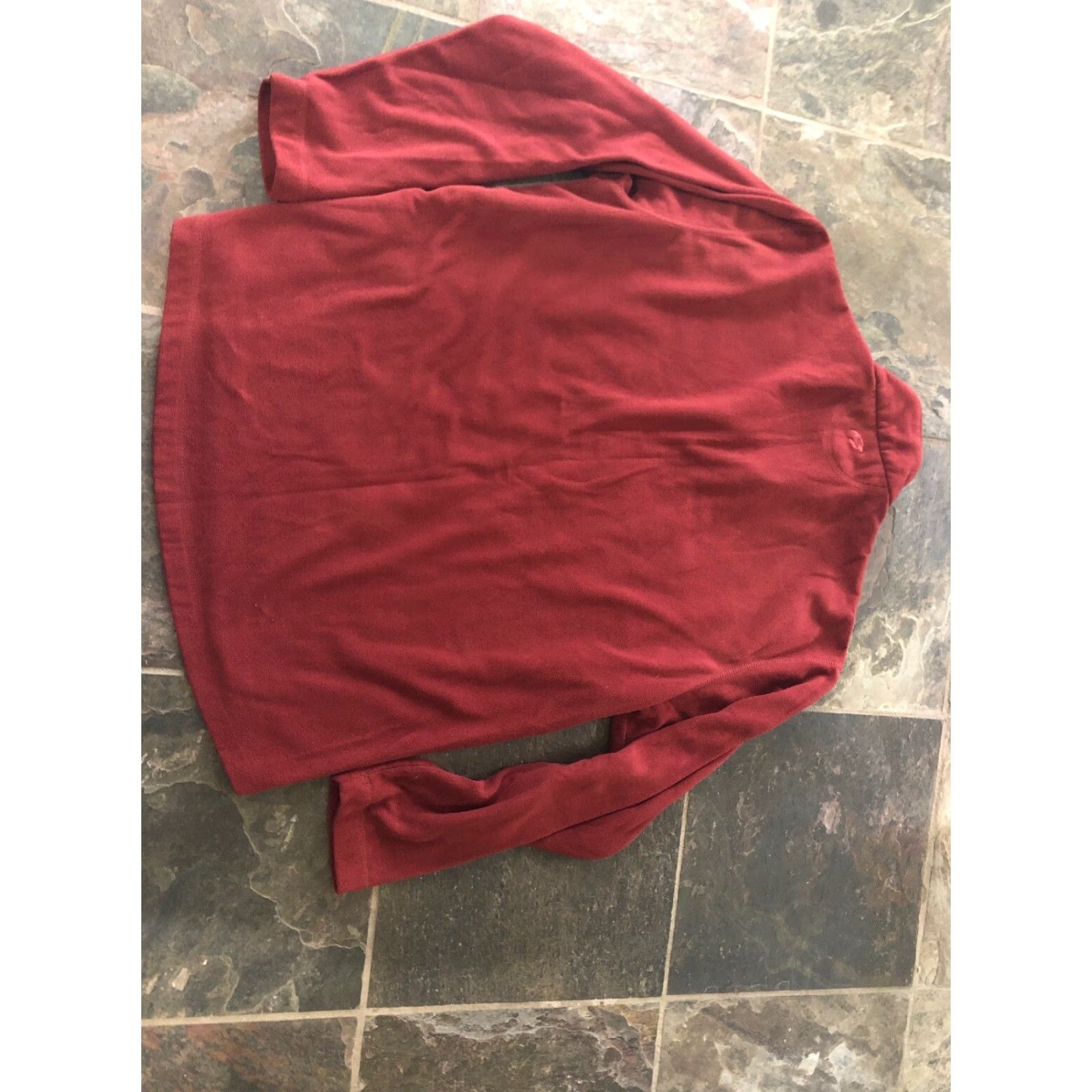 Vintage VINTAGE SPORTIF Fleece Jacket Shirt Men Red Burgundy 1/2 Zip Small Adult Regular Size S Mens Size US S / EU 44-46 / 1 - 2 Thumbnail