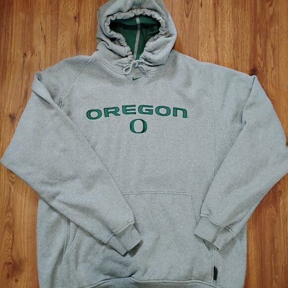 Nike Vintage Nike Oregon Ducks Mid Swoosh Hoodie Sweatshirt Size US XL / EU 56 / 4 - 2 Thumbnail