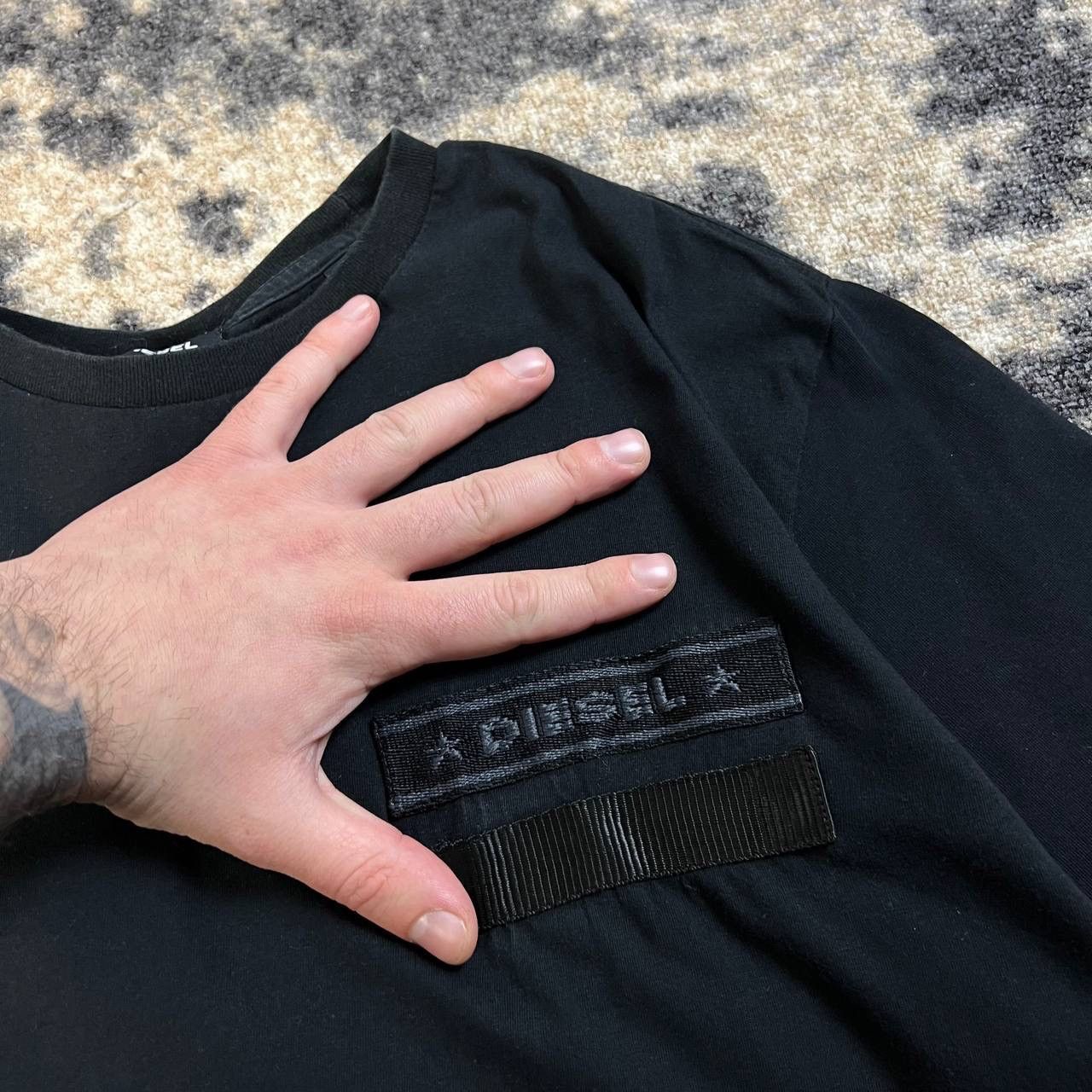 Diesel Diesel Luxury Mini Logo T-Shirt Streetwear Style 2TS14 Size US L / EU 52-54 / 3 - 4 Thumbnail