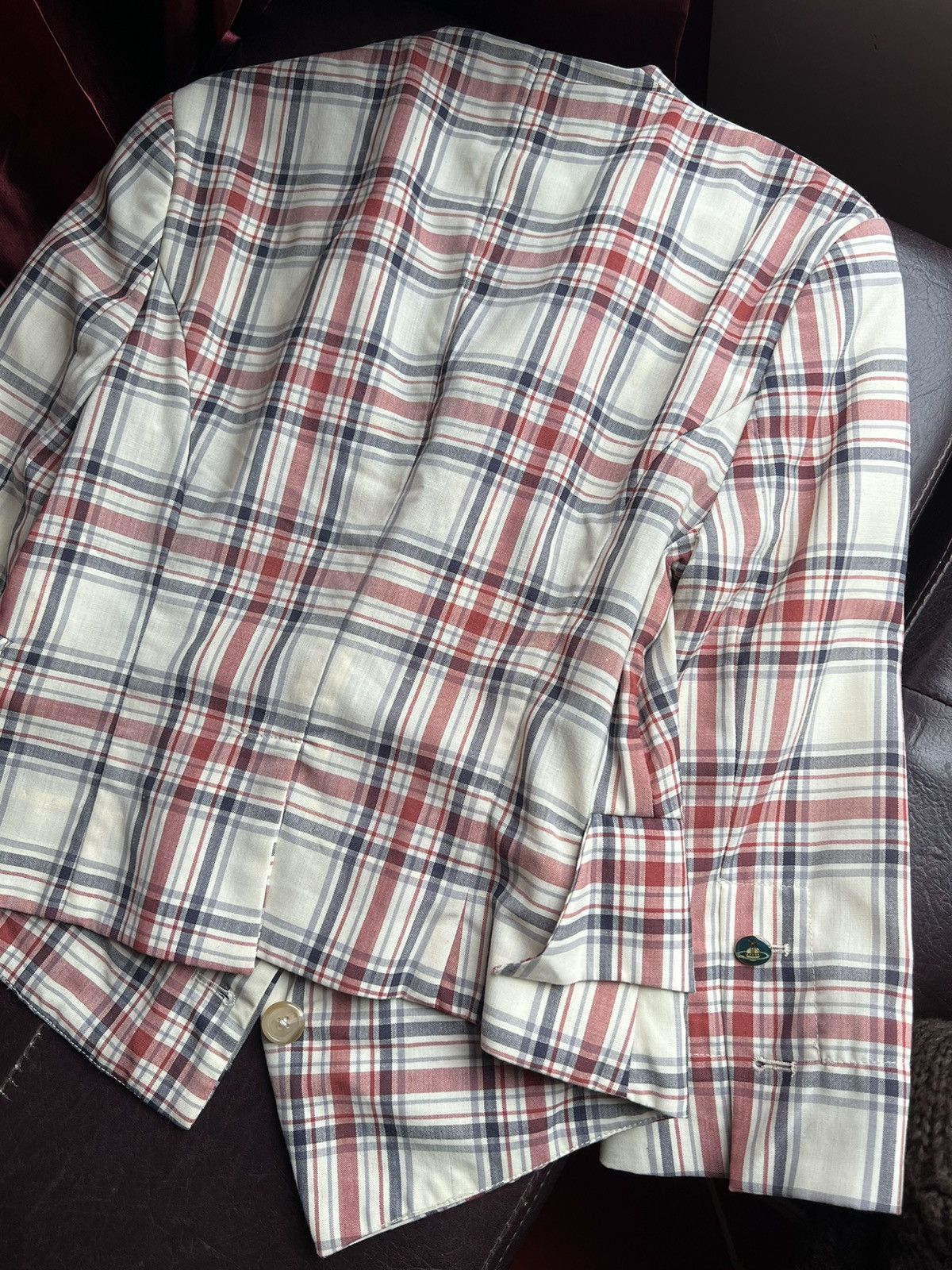 Vivienne Westwood Vivienne Westwood red label tartan wool blazer ♥️💙 Size XS / US 0-2 / IT 36-38 - 8 Thumbnail