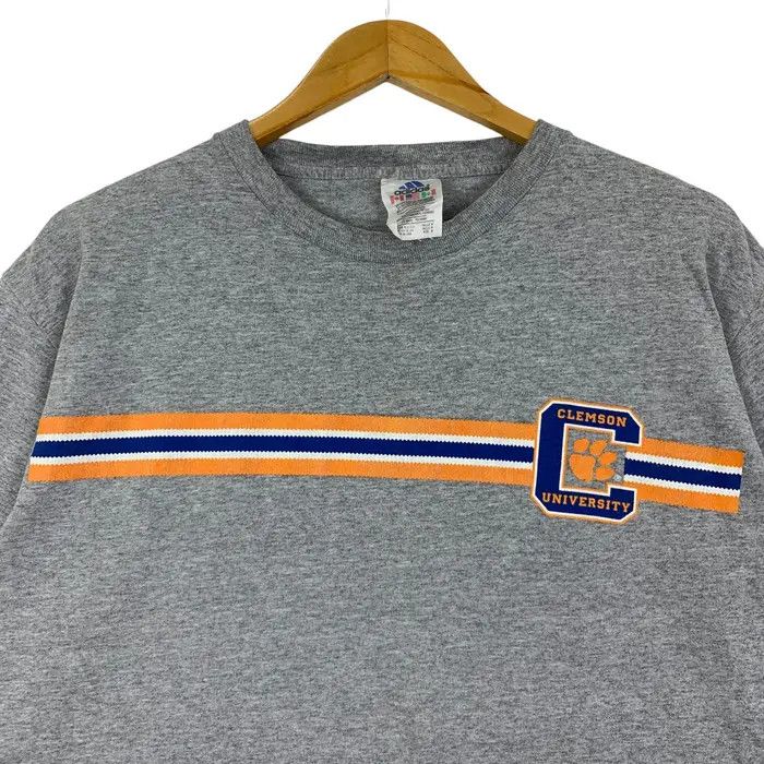 Adidas Vintage 90’ ADIDAS CLEMSON UNIVERSITY Soccer Tee Shirt Size US S / EU 44-46 / 1 - 3 Thumbnail