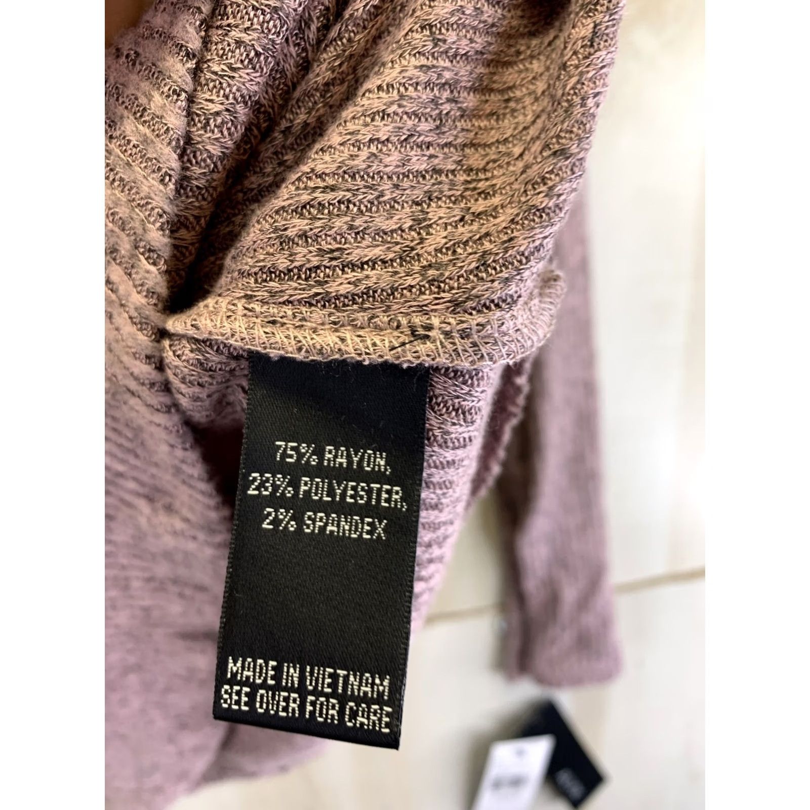Alyx ALYX Dark Rose Knit Ribbed Cowl Neck Sweater Womens L-NWT-7232 Size L / US 10 / IT 46 - 4 Thumbnail
