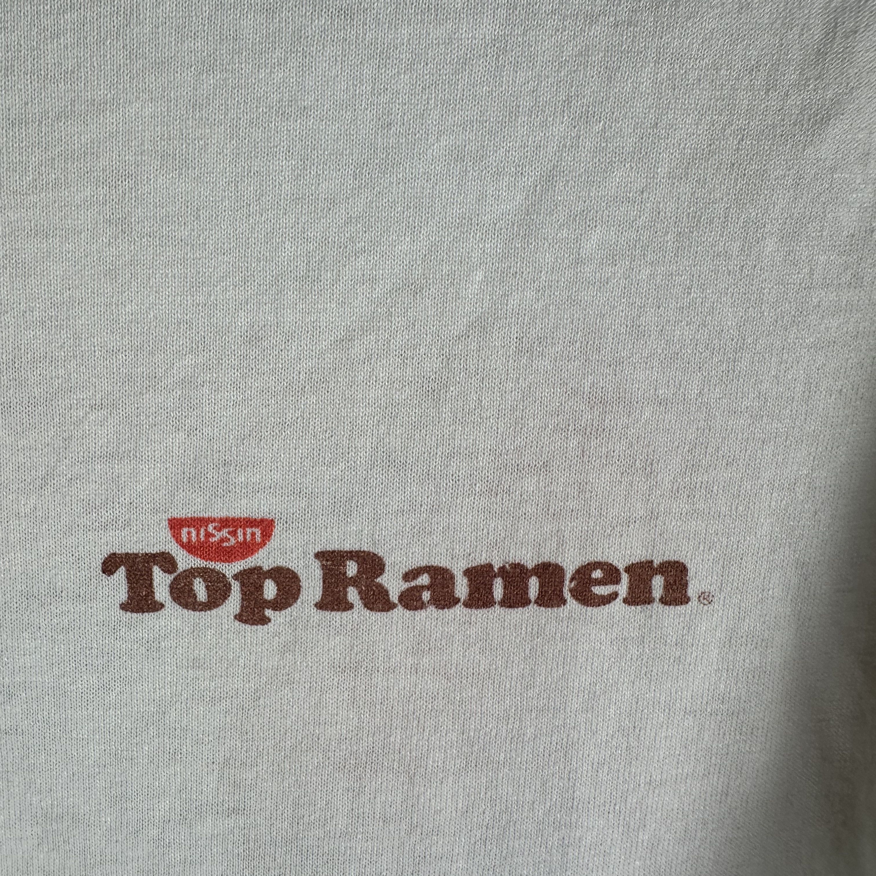 Vintage Vintage 80s Nissin Ramen Souper Heroes Graphic Promo T-shirt Size US S / EU 44-46 / 1 - 3 Thumbnail